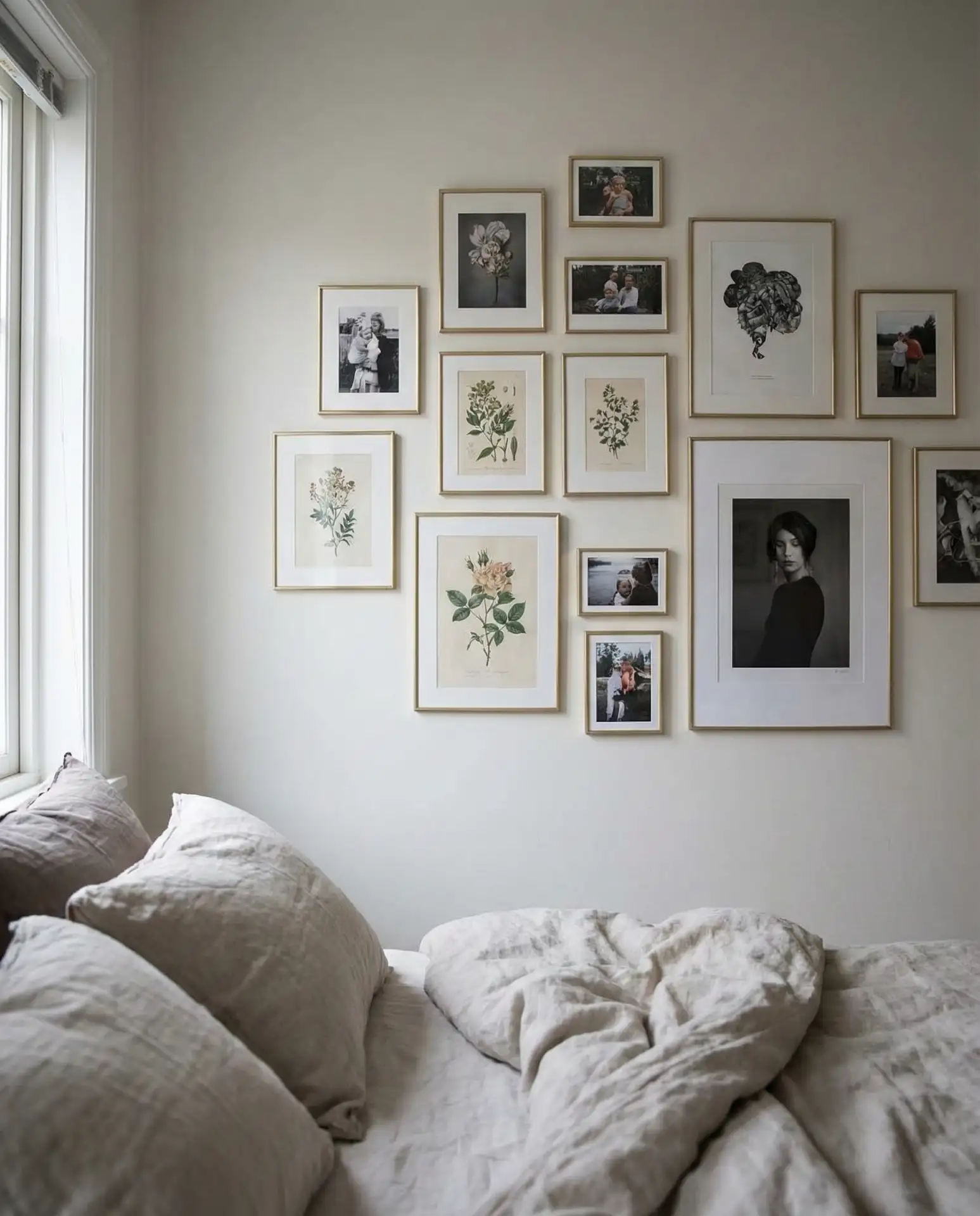 Personal Gallery Wall with Consistent Framing 1