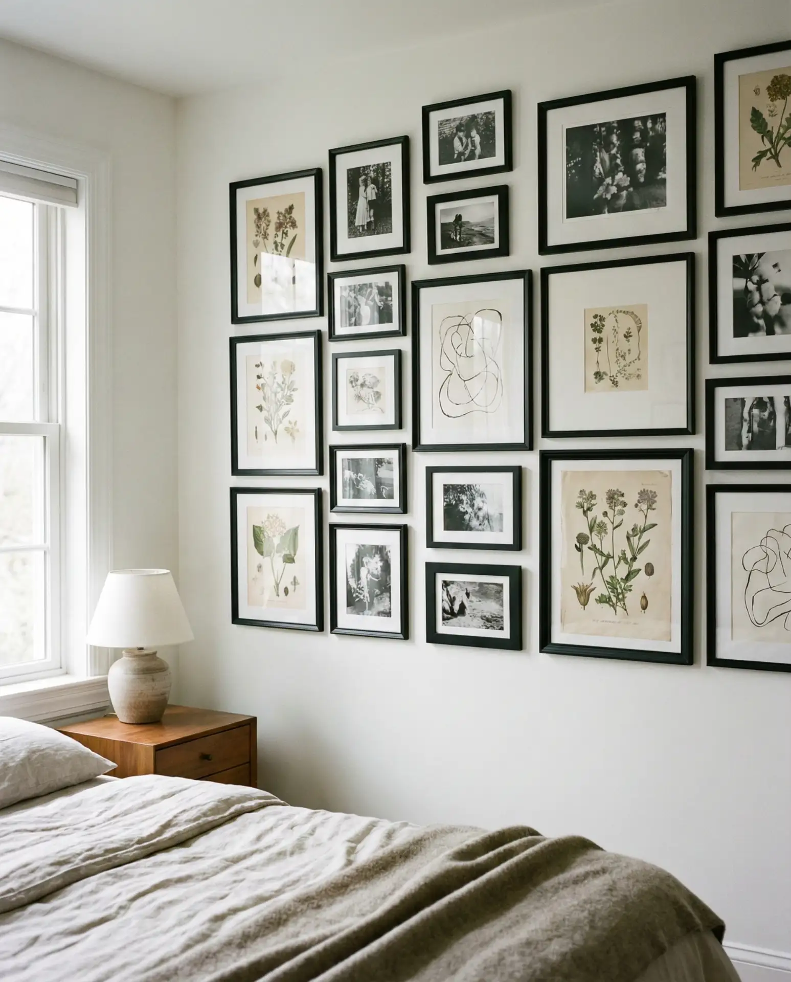 Personal Gallery Wall with Consistent Framing 2