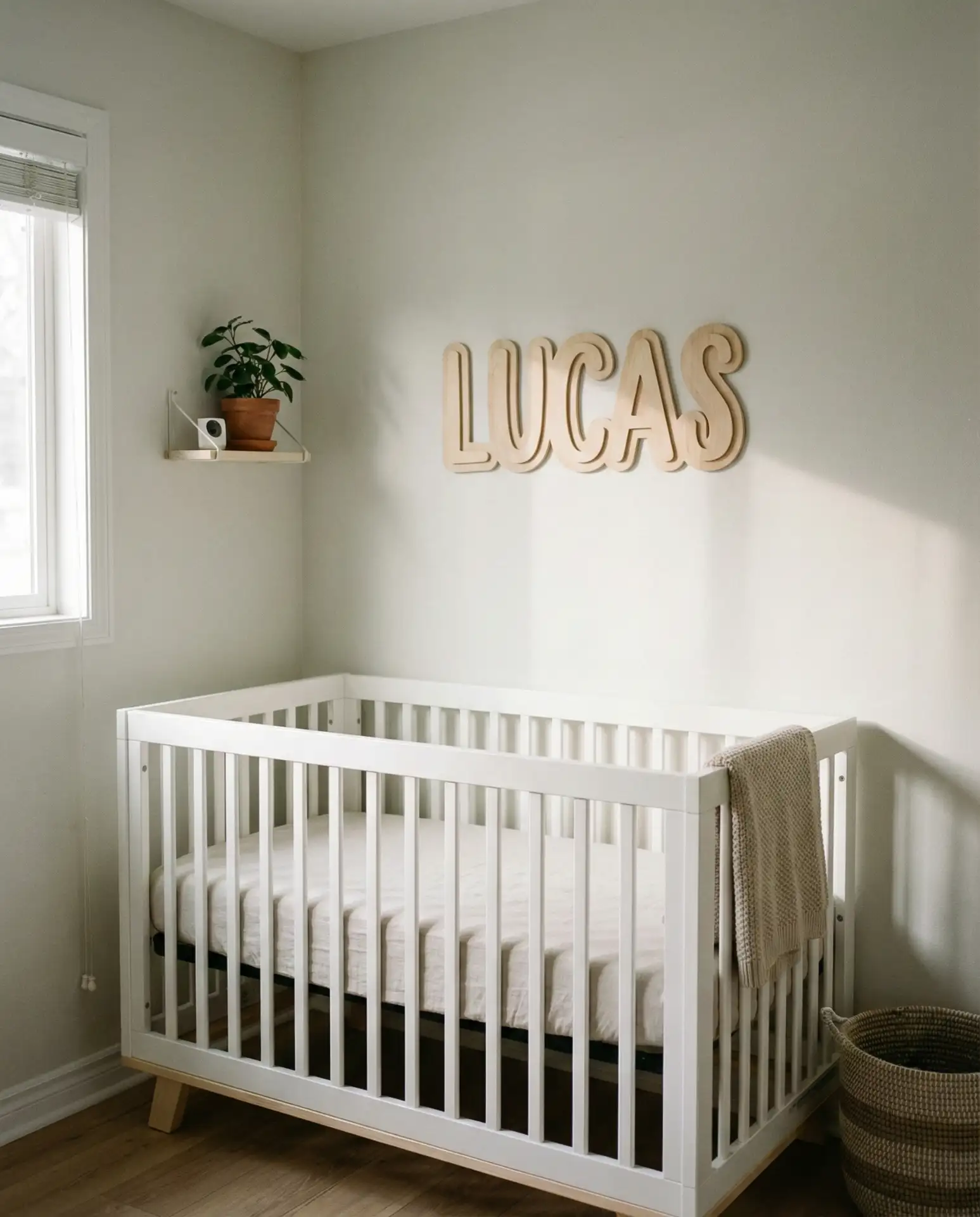 Personalized Name Sign Above the Crib 2