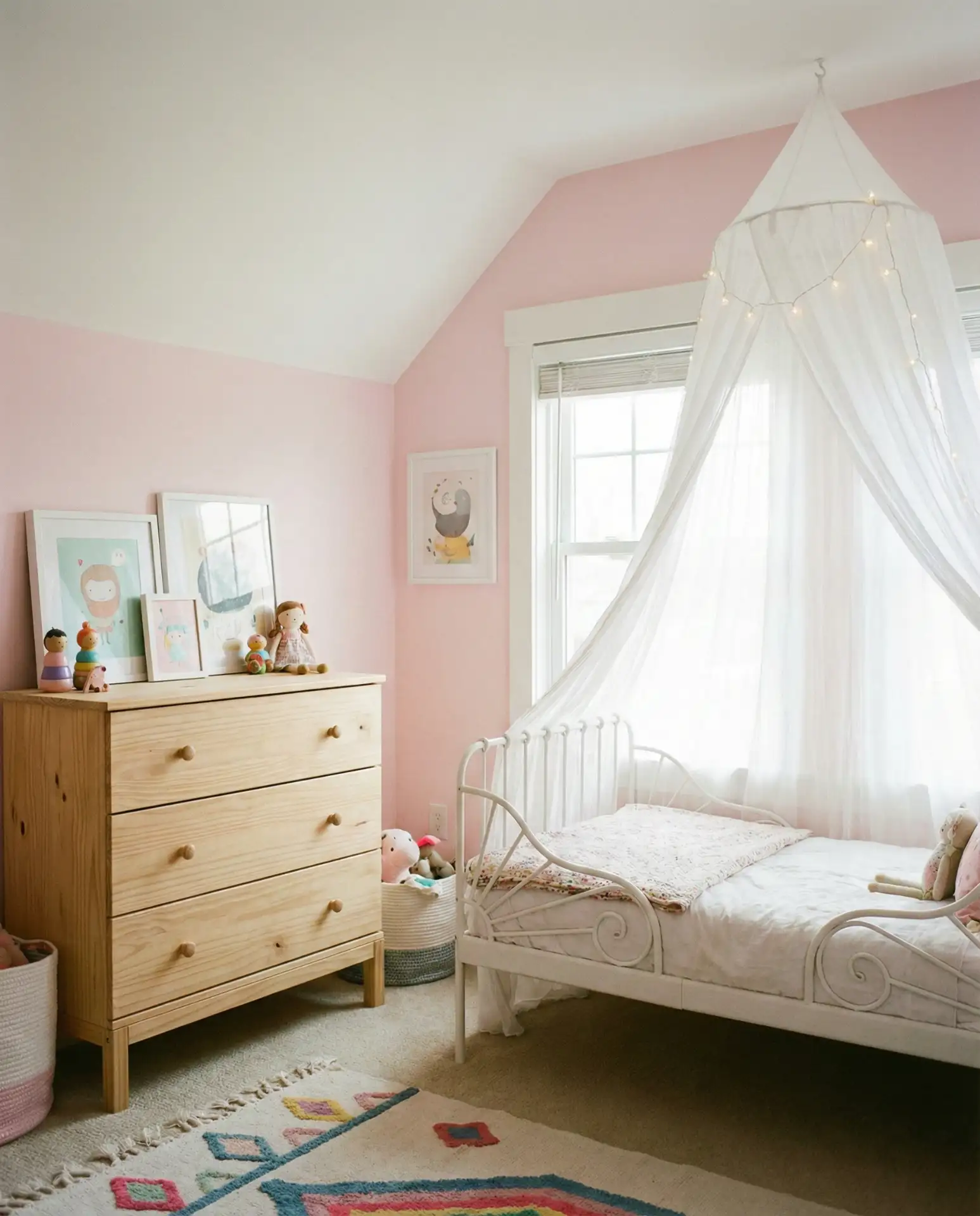 Pink Playful Kids' Attic 1