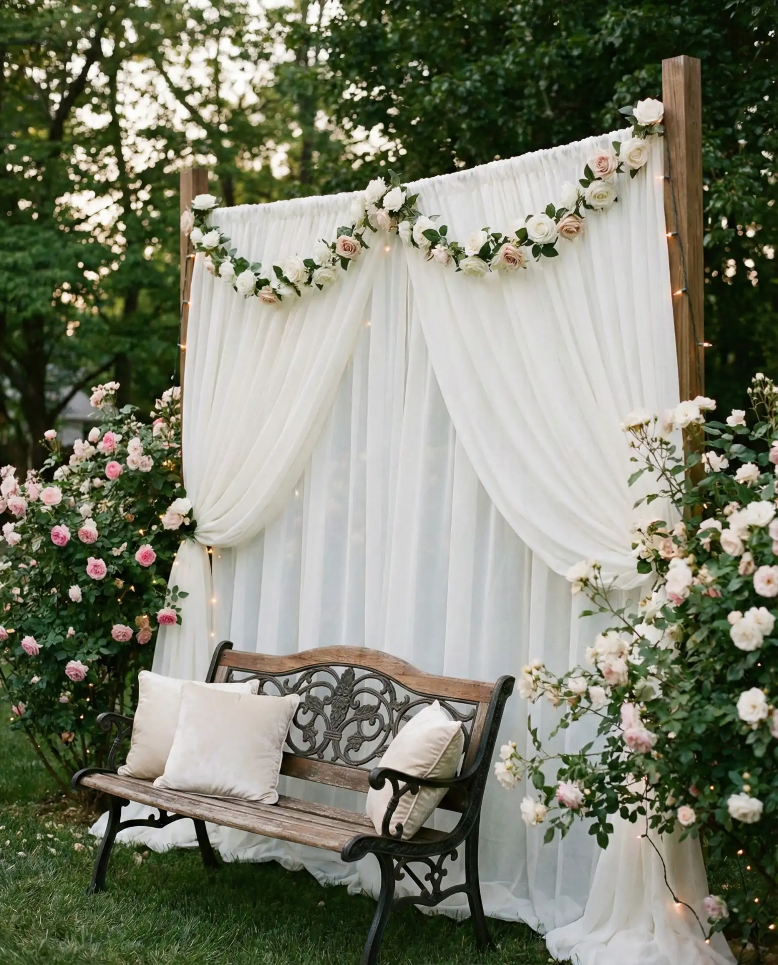 Prom Photo Backdrop Garden 1