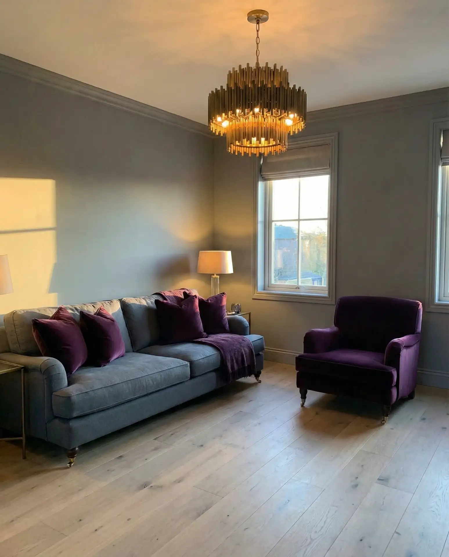 Purple and Grey Regal Touch 1