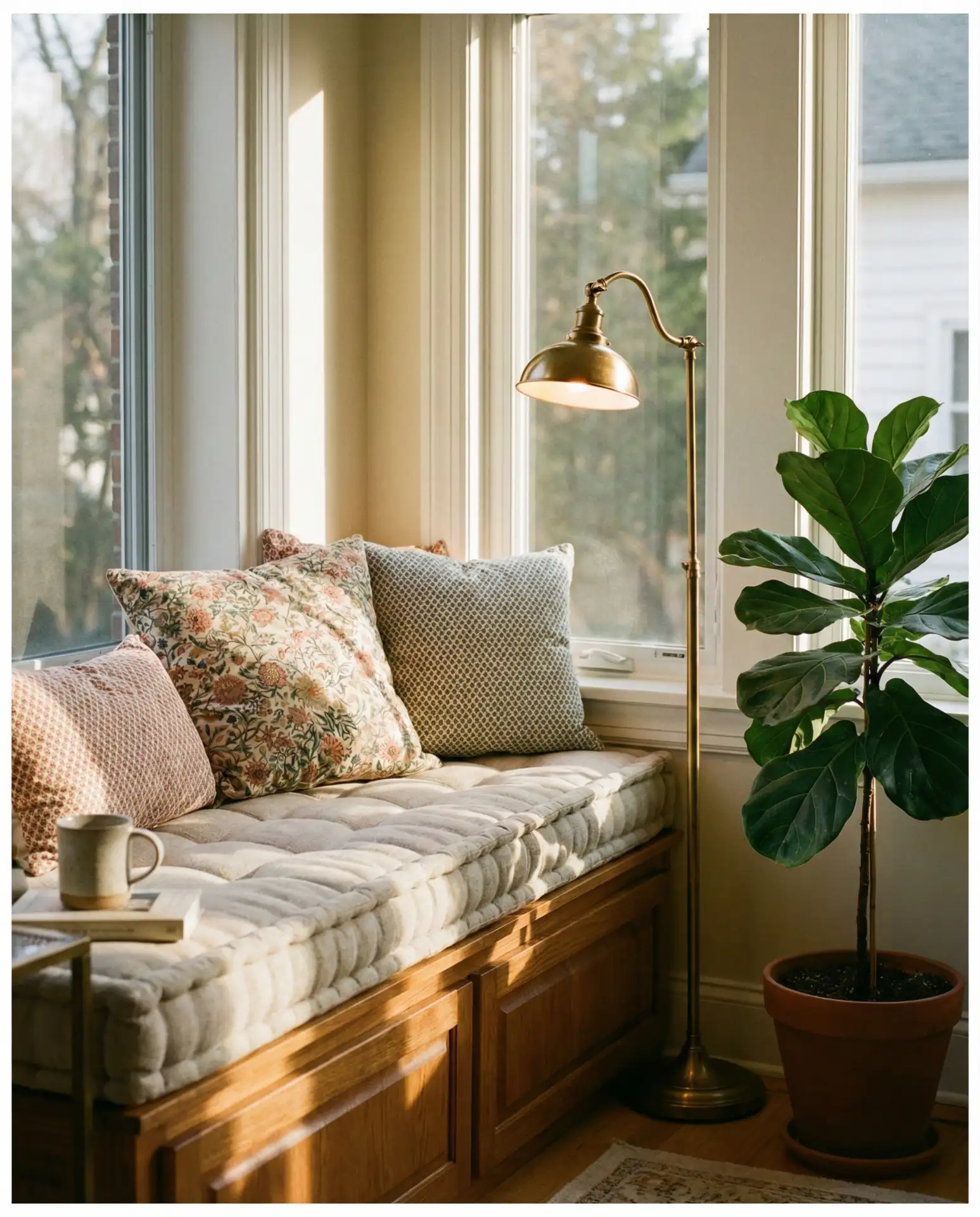 Reading Nook with Built-In Window Seat 1