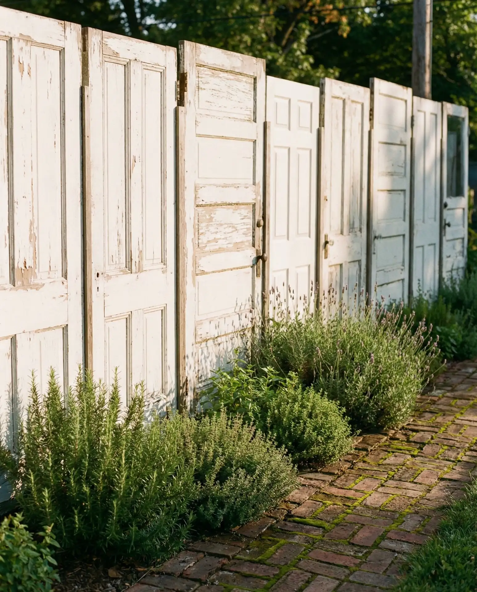 Reclaimed Door Section Wall 2