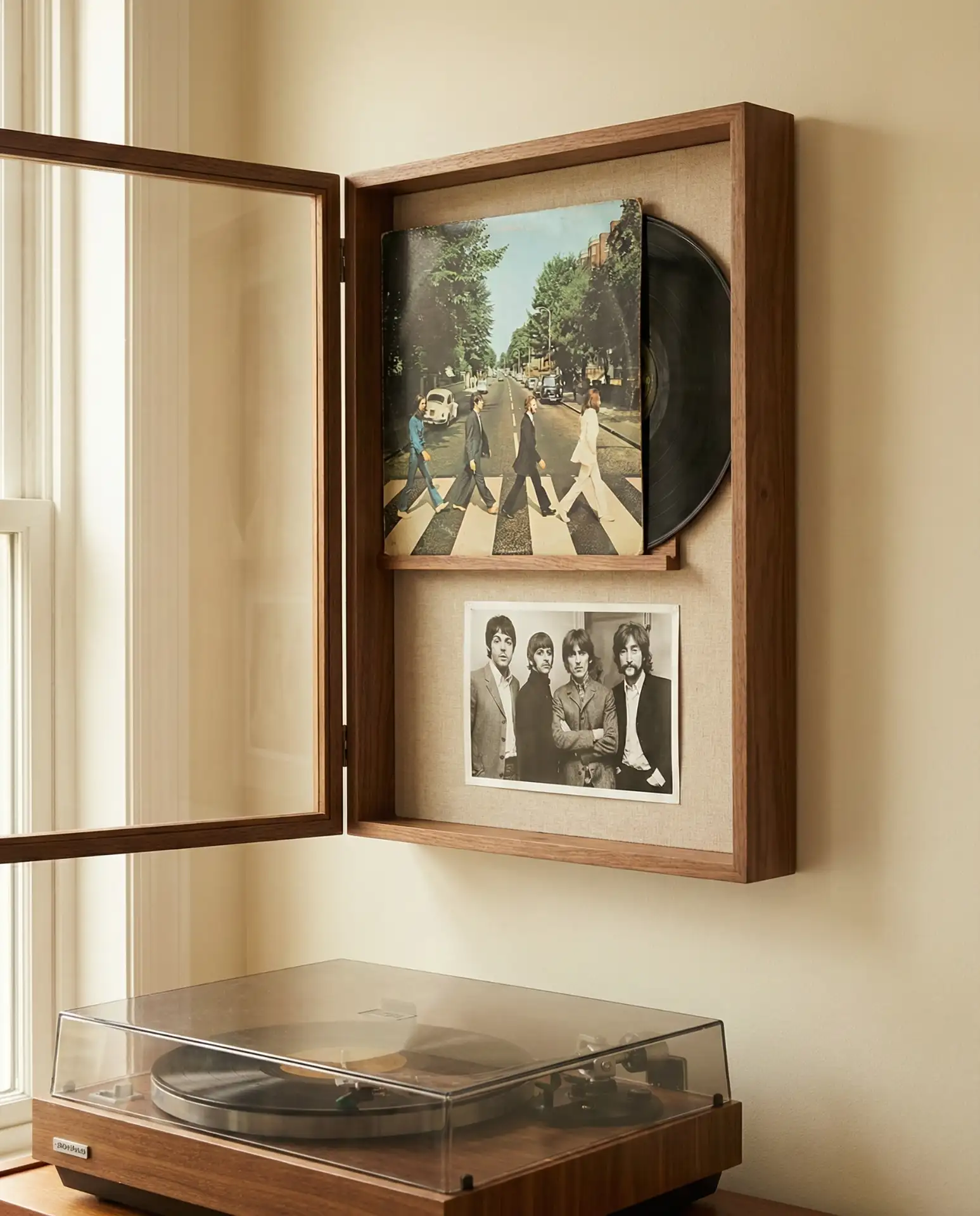 Record Album and Band Photo Display 1