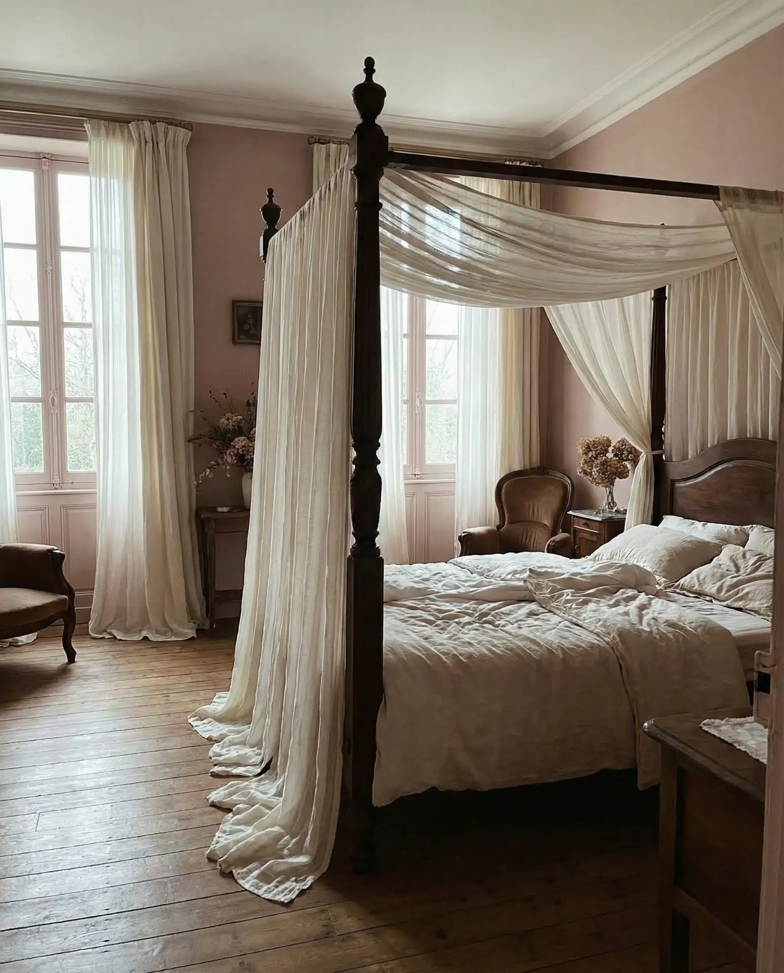 Romantic Vintage with Soft Drapery 1