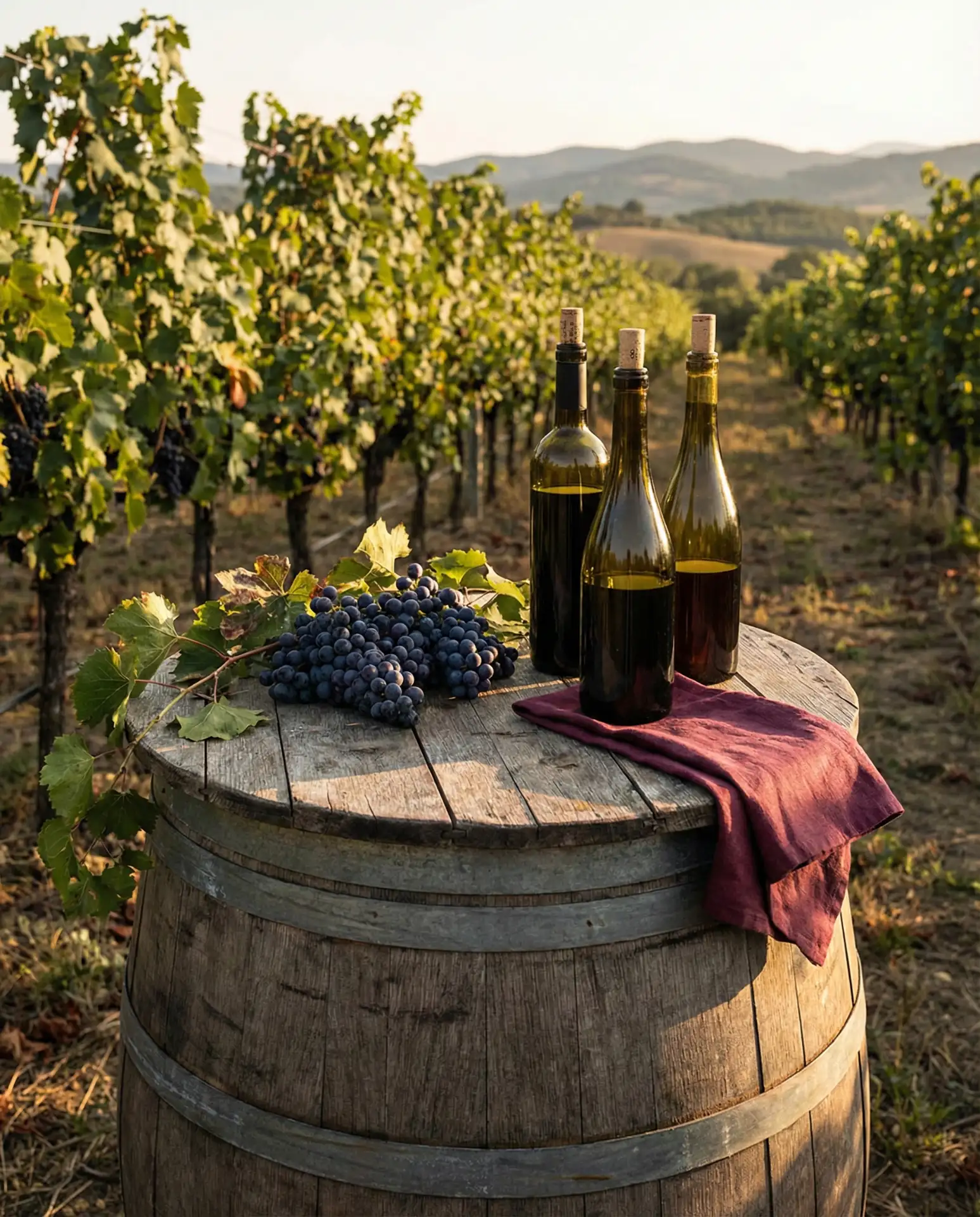 Rustic Wine Barrel Buffet Base 2