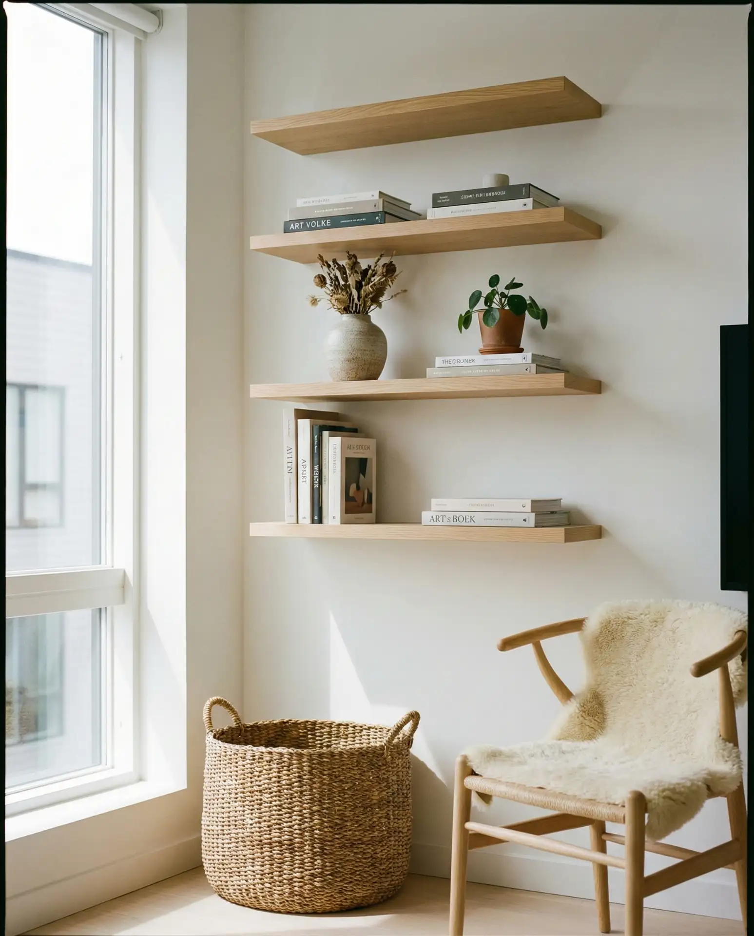 Scandinavian Light Wood Library 2