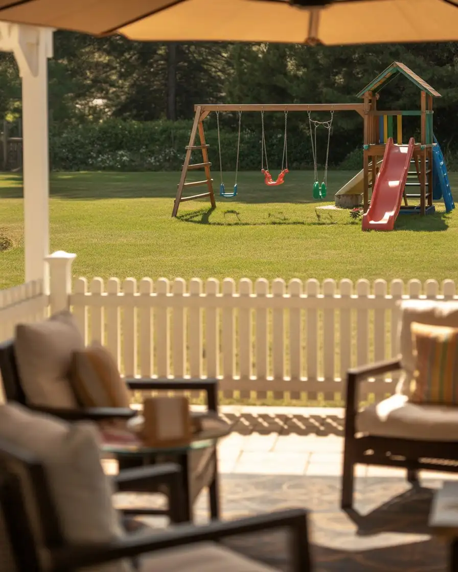 Separate Kid Zone with Visibility from Patio 2