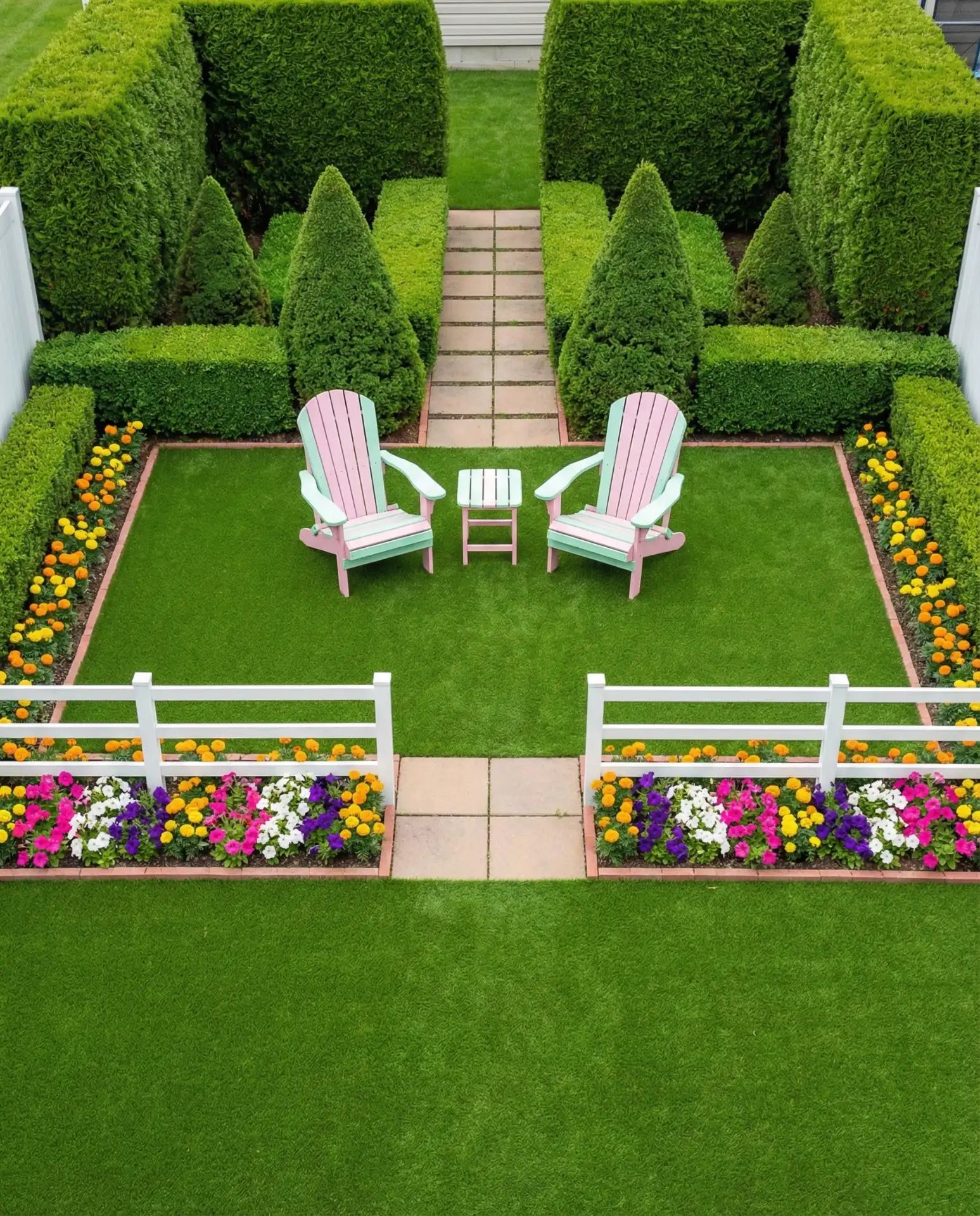 Sims 4 Inspired Virtual-to-Reality Backyard 1