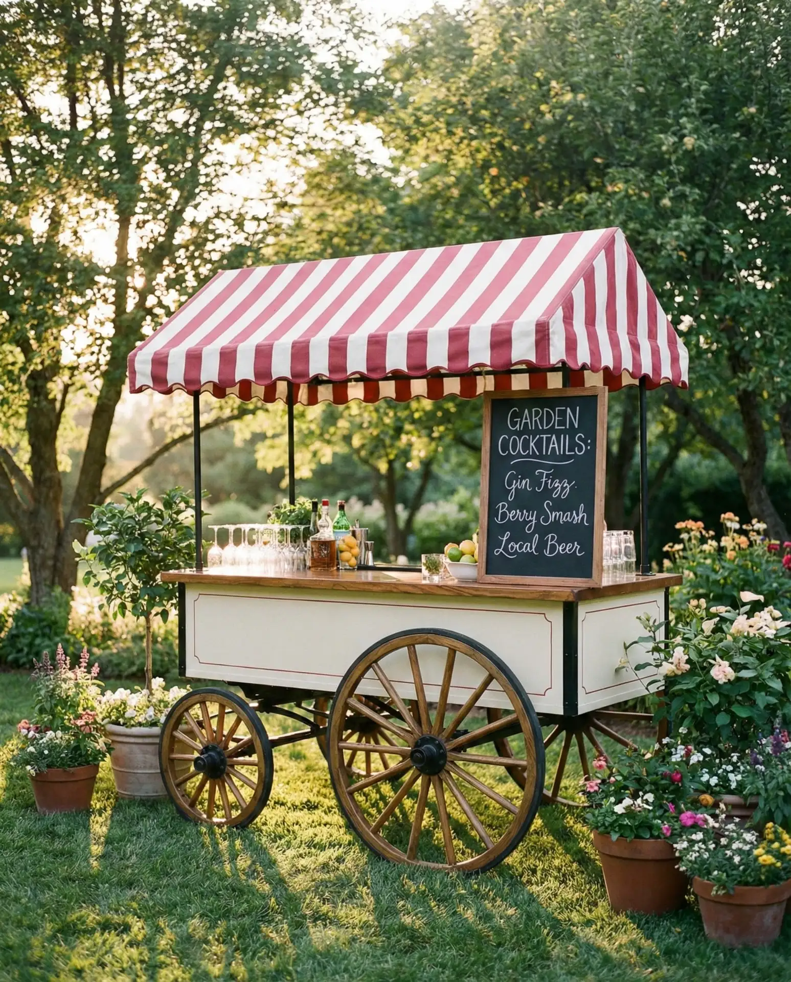 Sleek Bar with Waterfall Edge Countertop 1