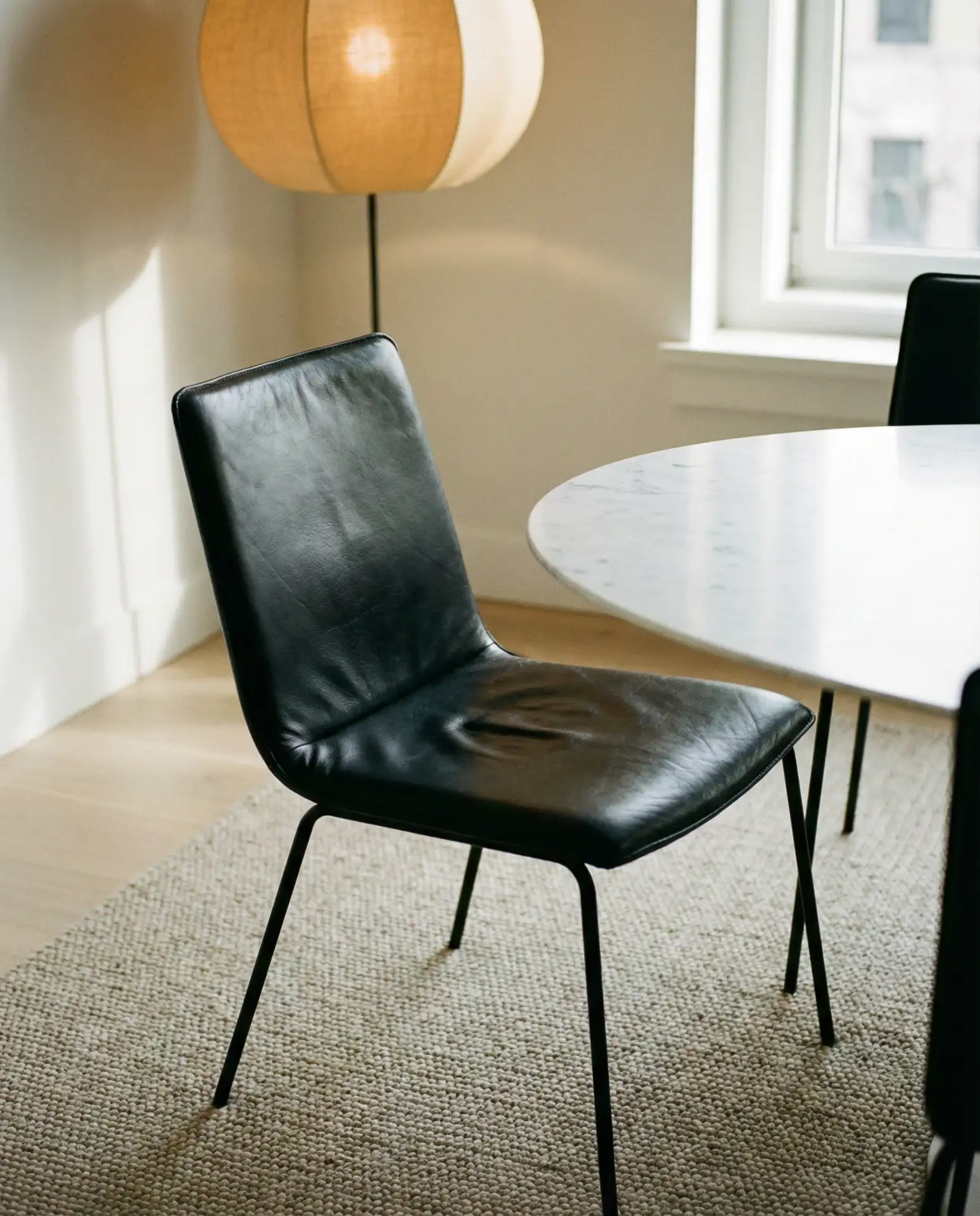 Sleek Black Dining Chairs 1