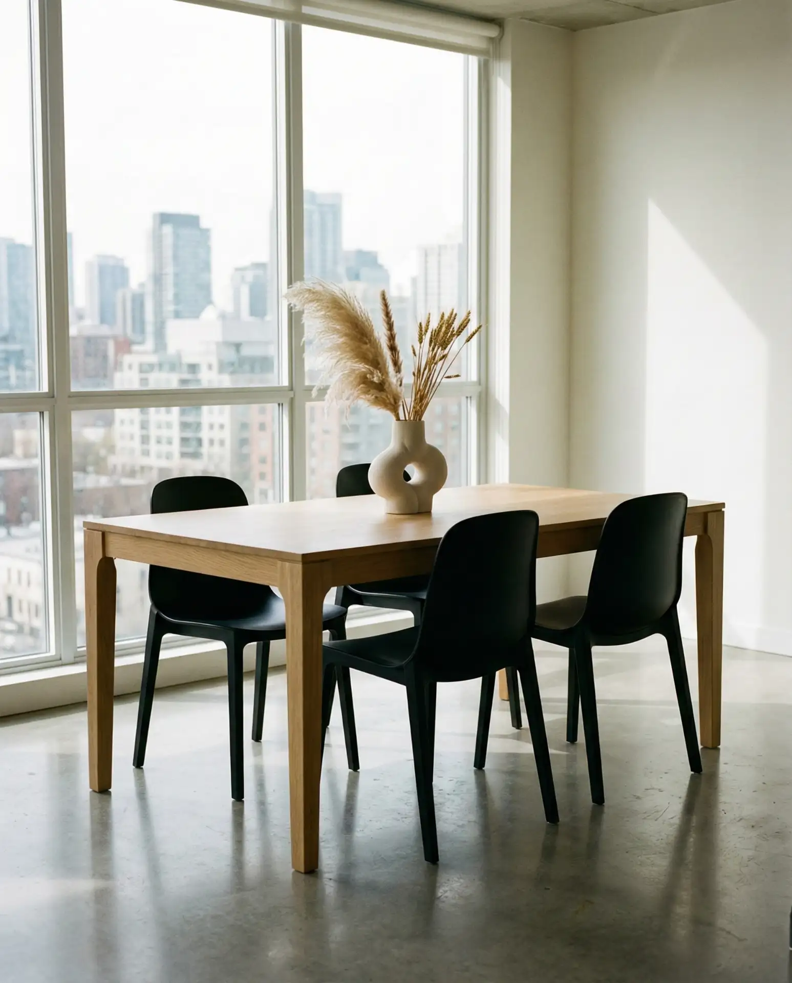 Sleek Black Dining Chairs 2