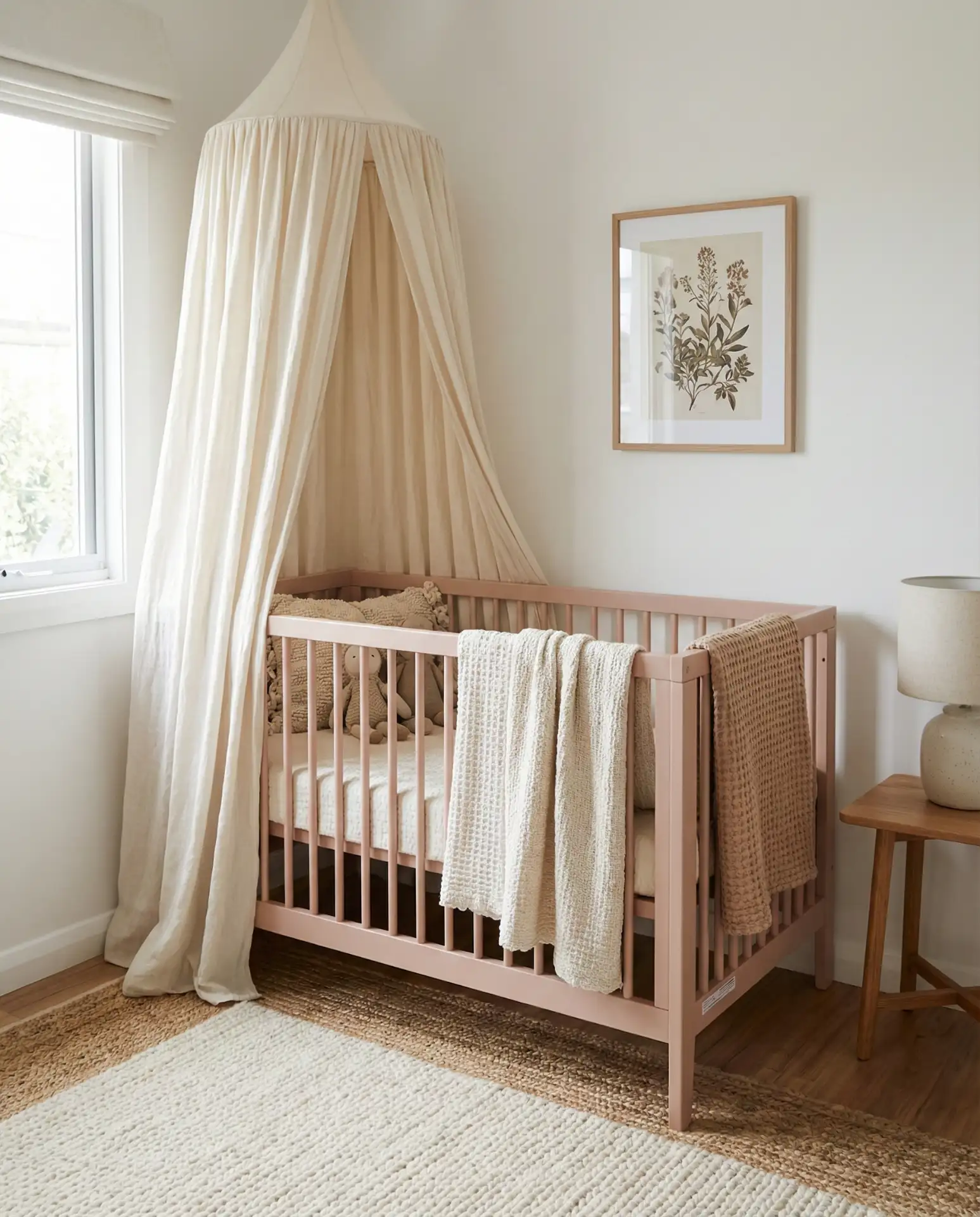 Soft Blush and Cream Layered Textures 1