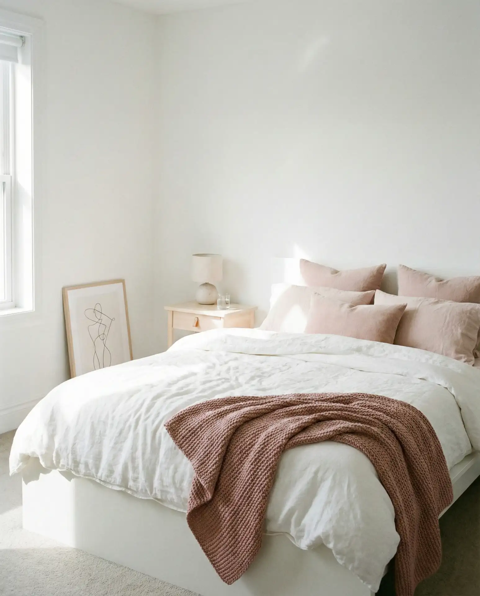 Soft Pink and White Layering 1