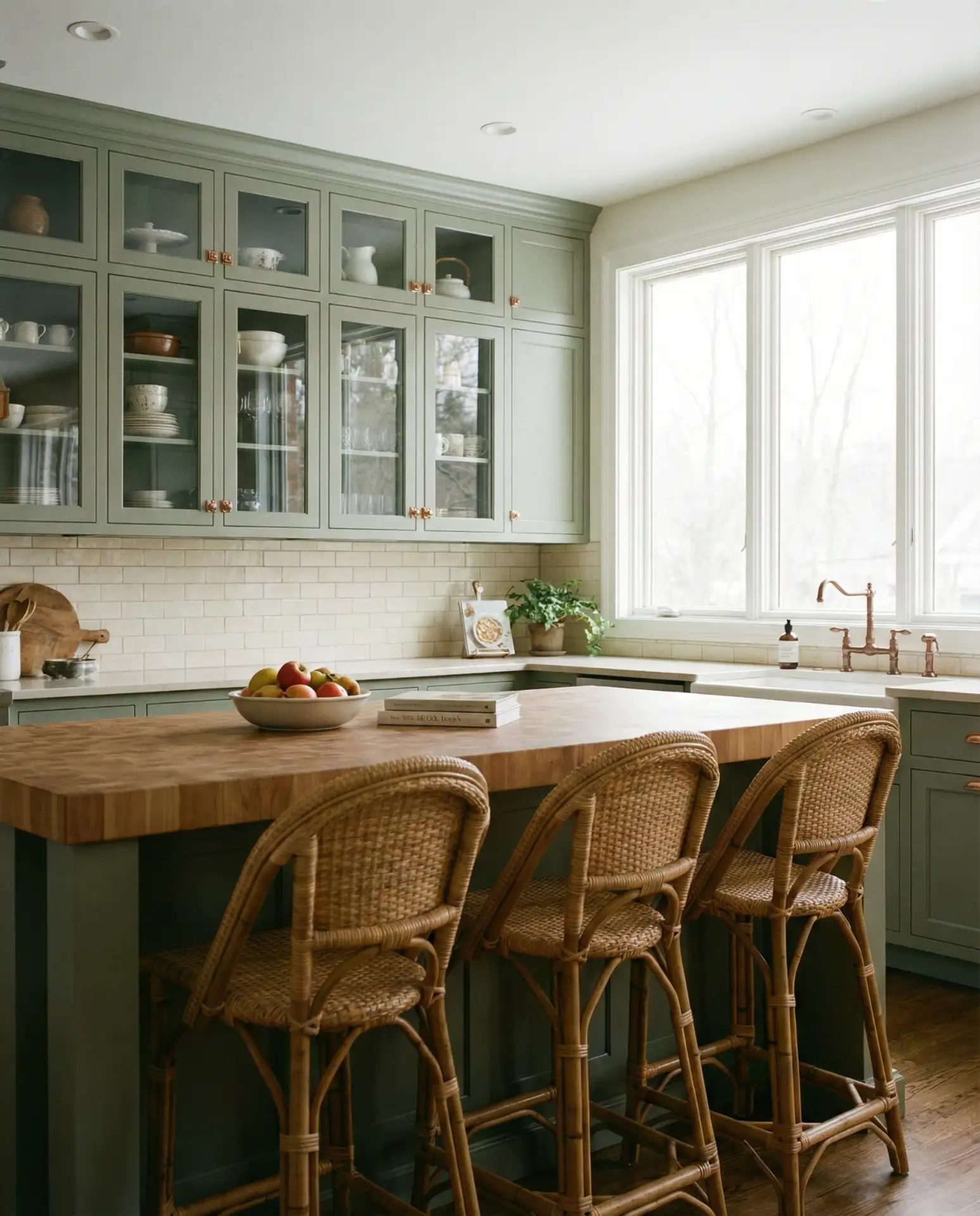 Soft Sage Green for a Calming Kitchen 1