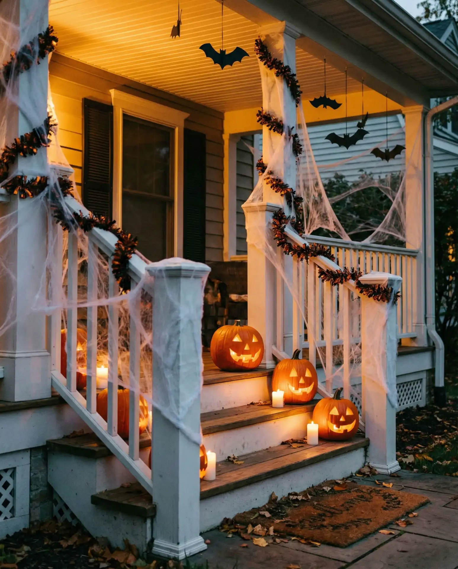 Spooky Halloween Entrance Setup 2