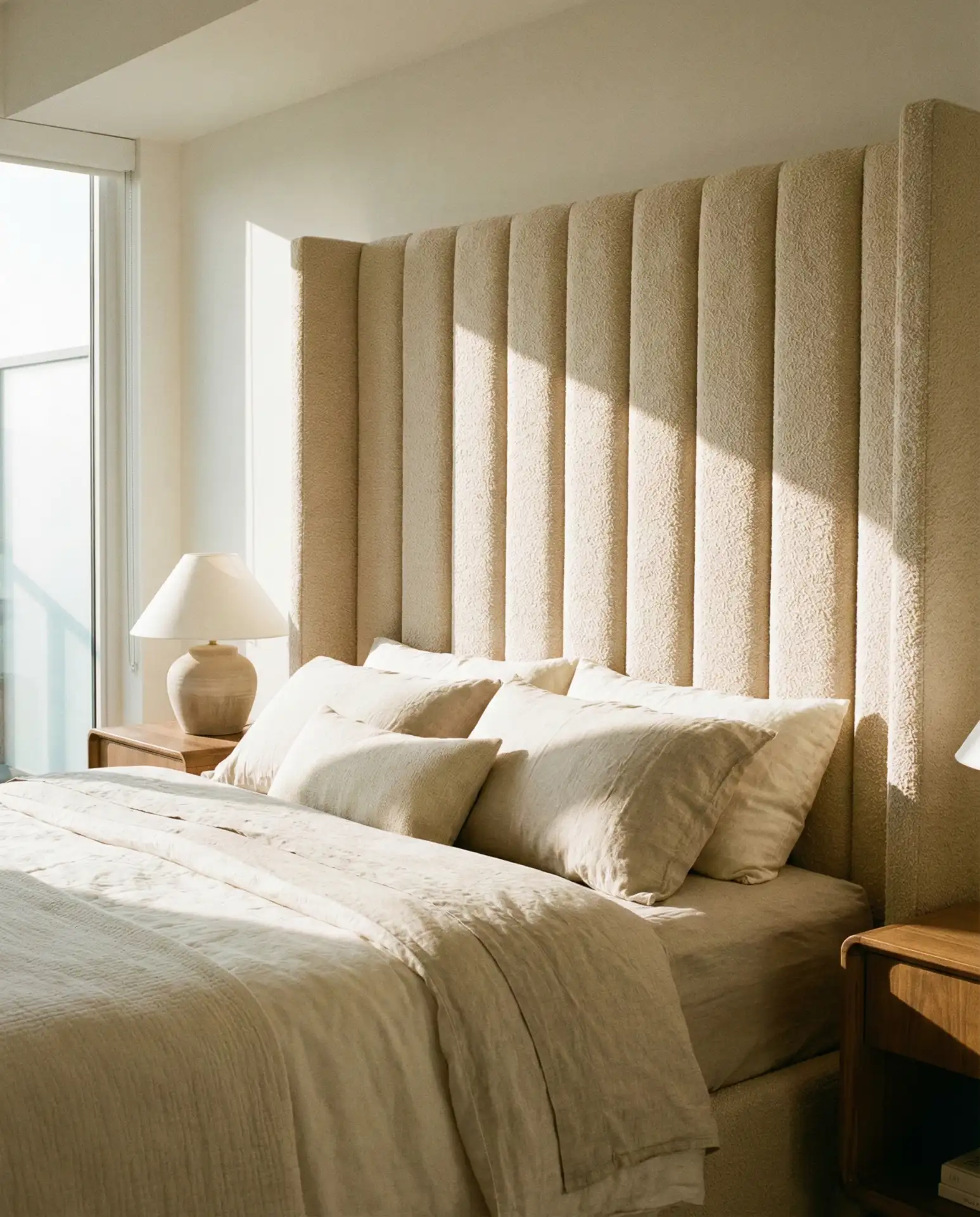 Statement Headboard in Rich Upholstery 2