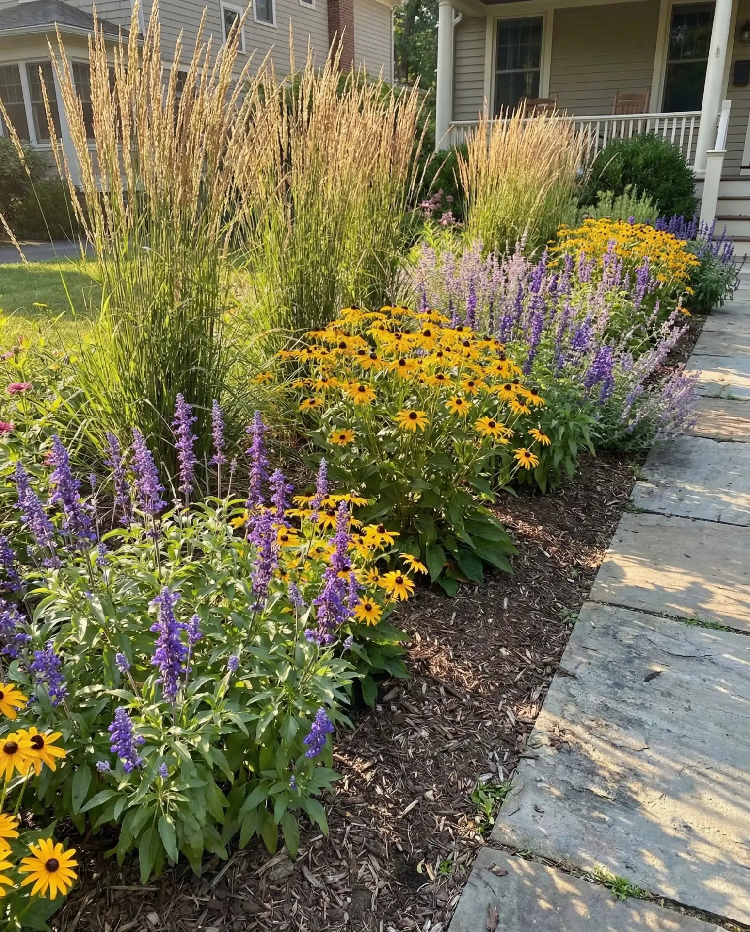 Sun-Loving Perennial Border 1