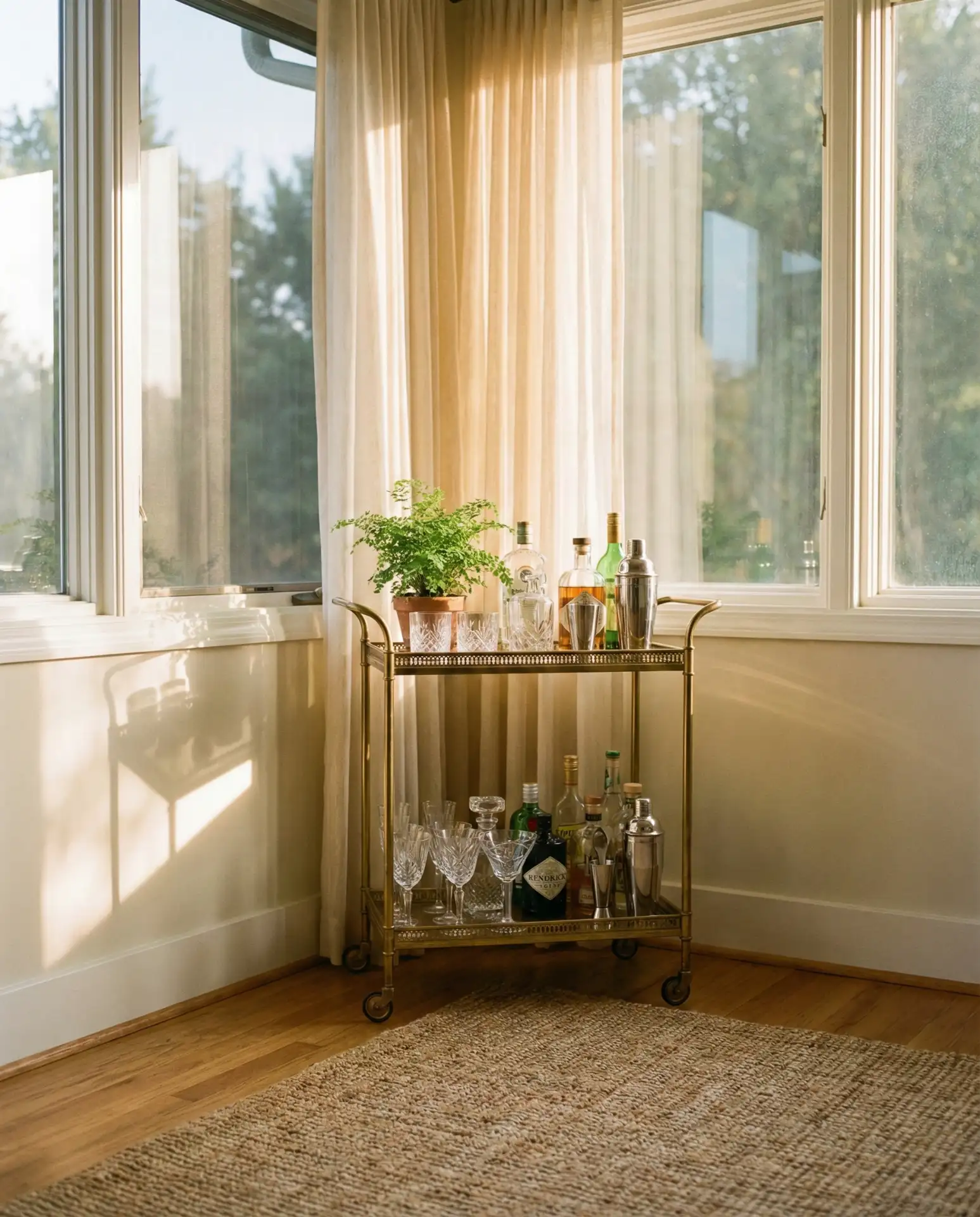 Sunroom Bar Cart Station 1