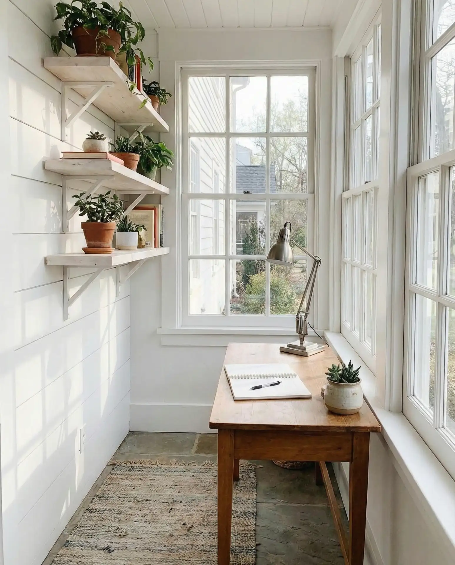 Sunroom Office with Natural Light 1