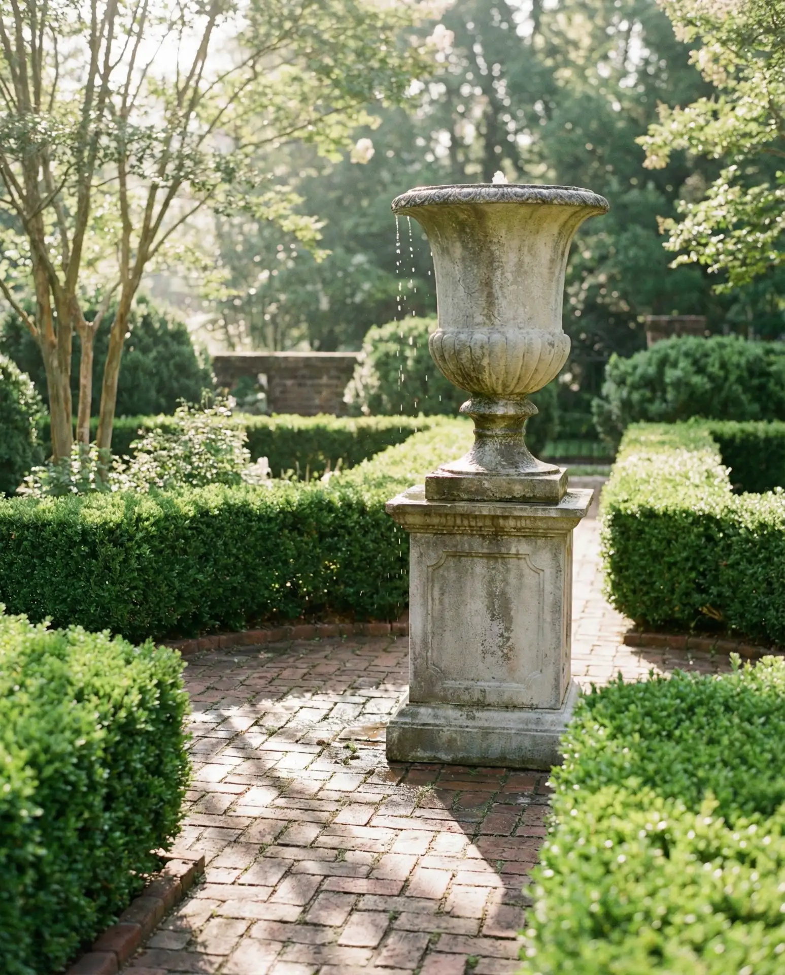 Tall Urn Fountain for Vertical Drama 1