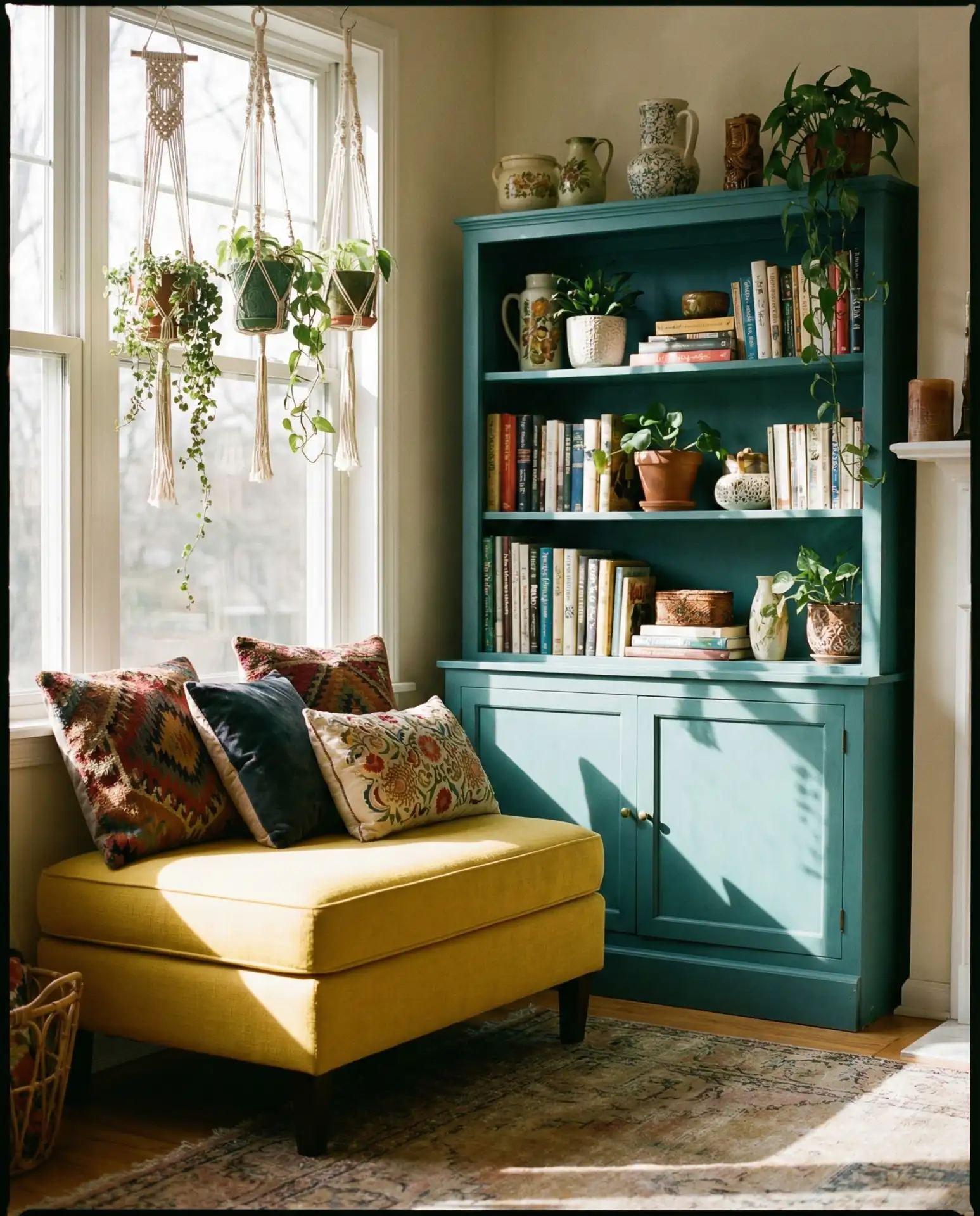 Teal and Yellow Eclectic Mix 2