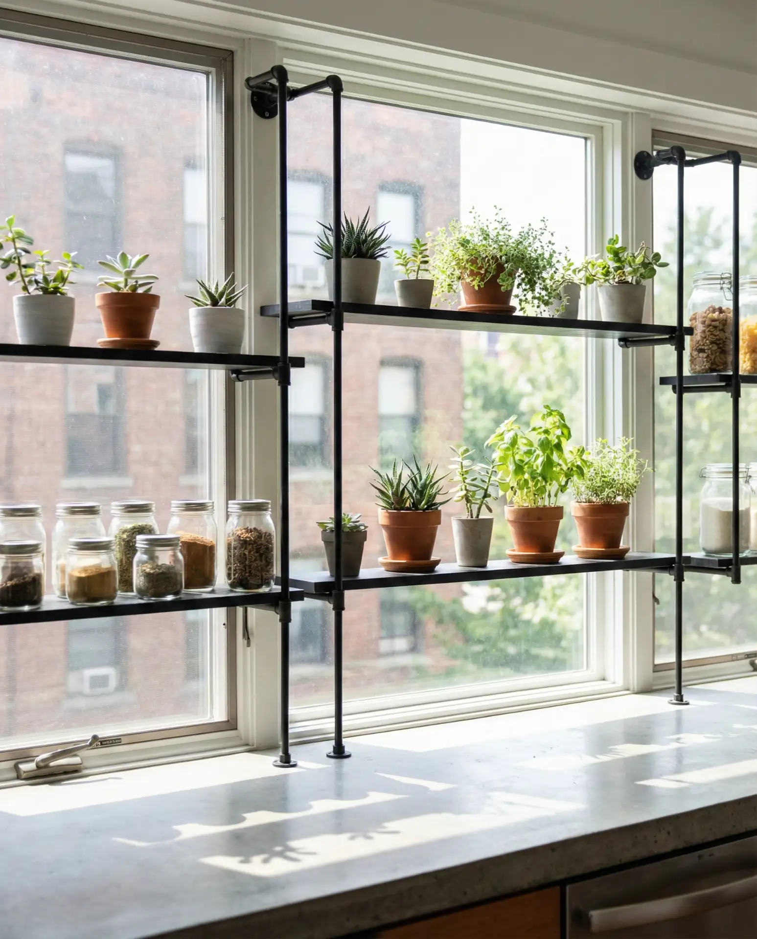 Tiered Metal Shelves for Layered Display 1