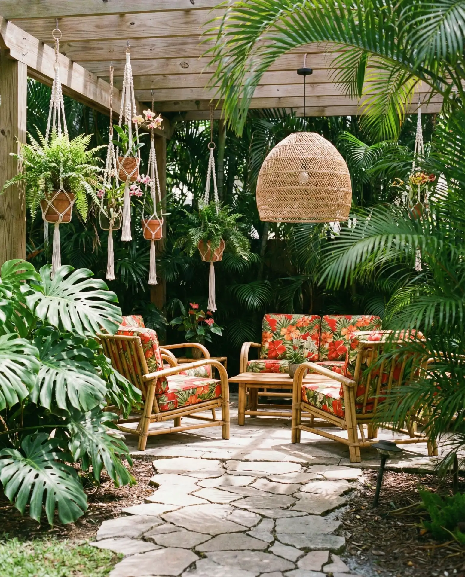 Tropical Oasis with Bold Greenery 2