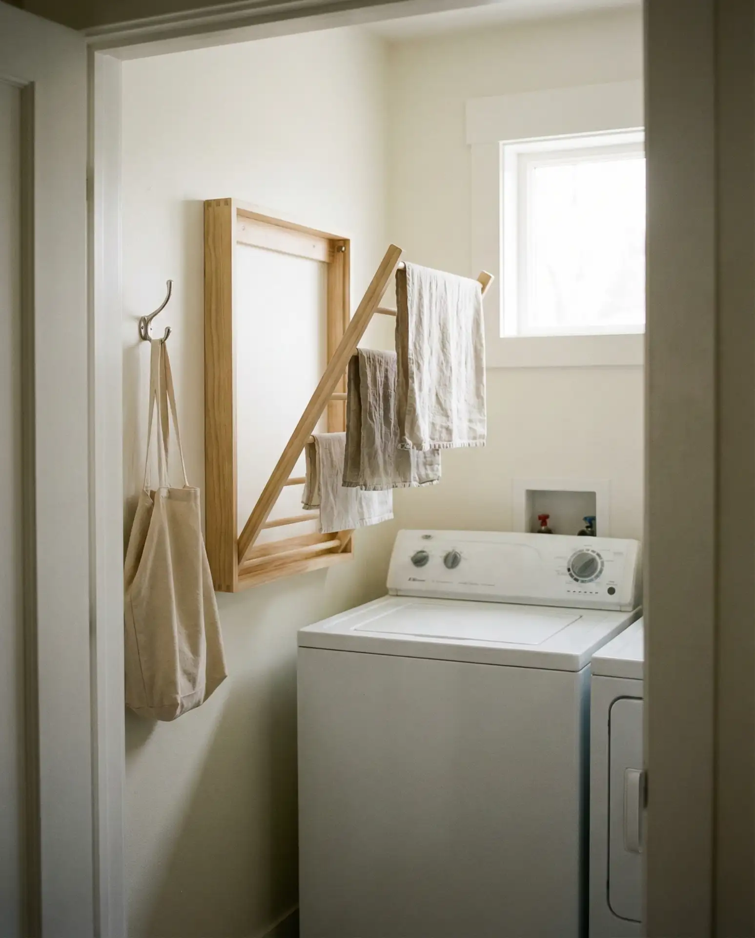 Vertical Drying Rack Wall Mount 2