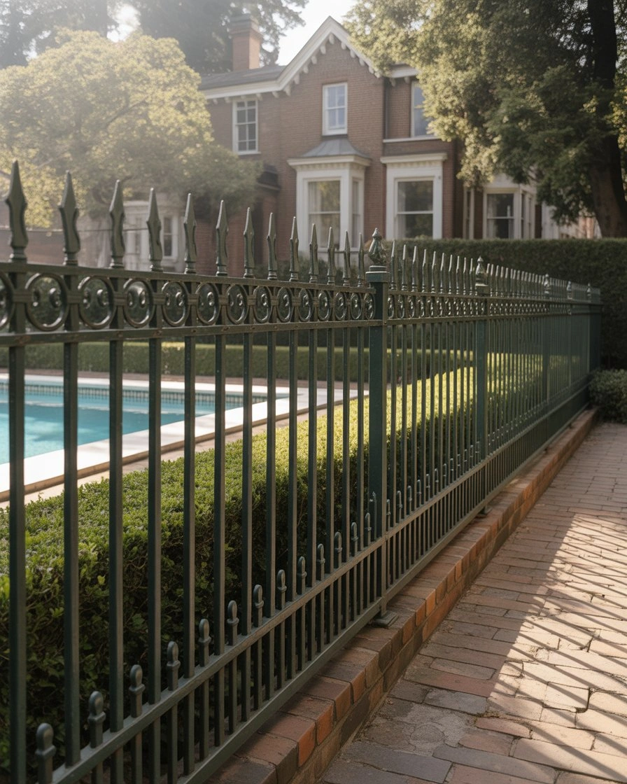 Victorian-Style Iron with Spear Finials 1