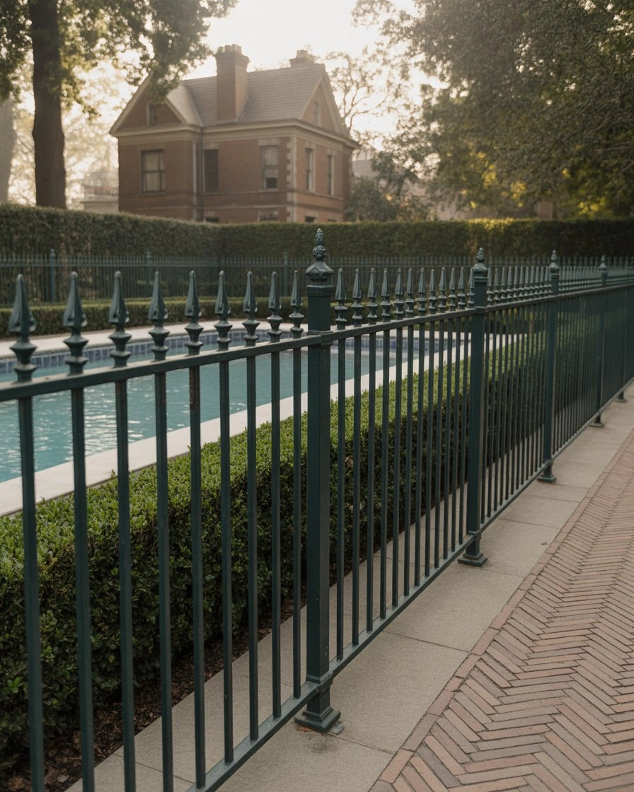 Victorian-Style Iron with Spear Finials 2