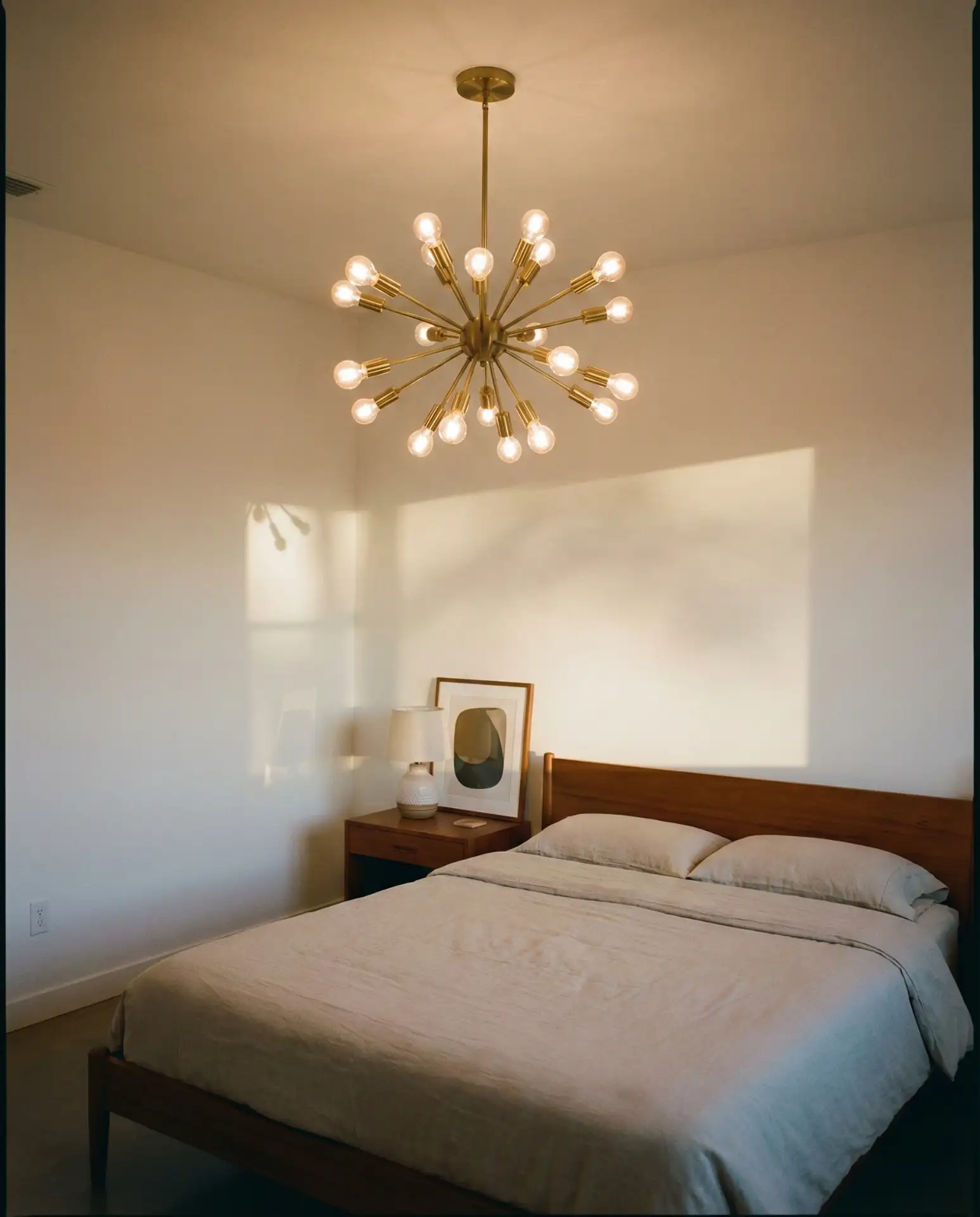 Vintage Bedroom with Statement Lighting 2