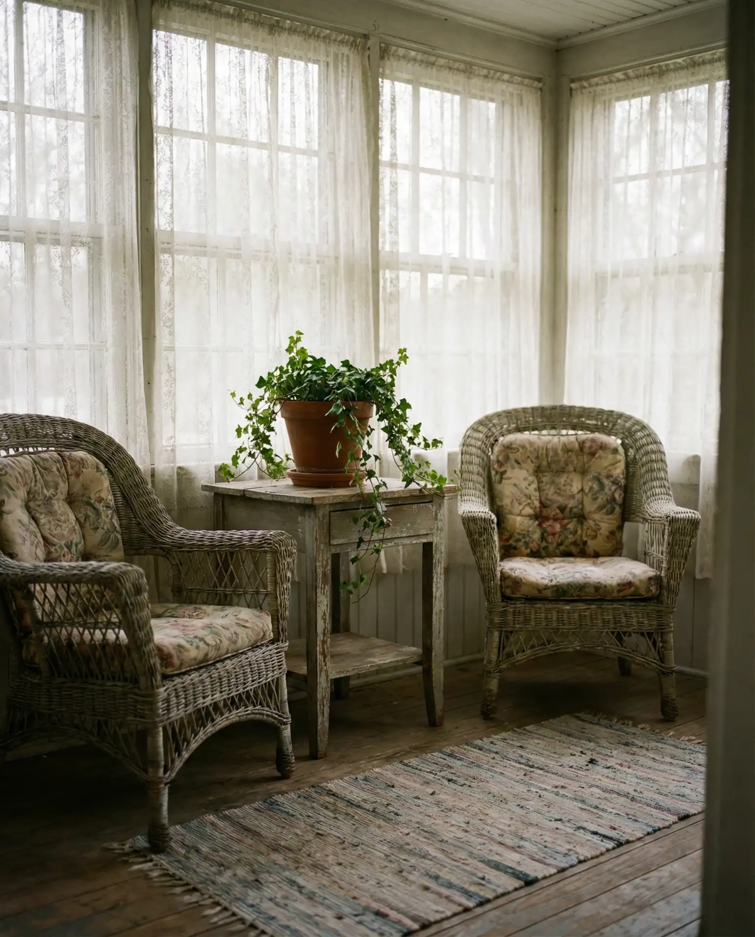 Vintage Sunroom with Antique Finds 2