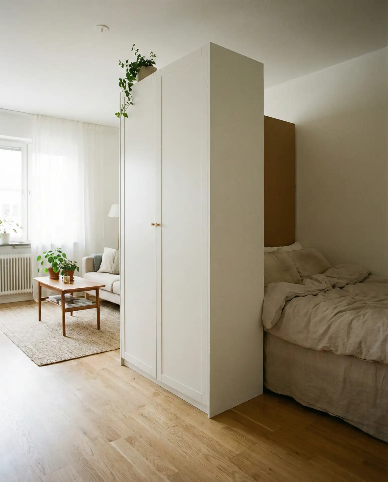 Wardrobe as Room Divider 1