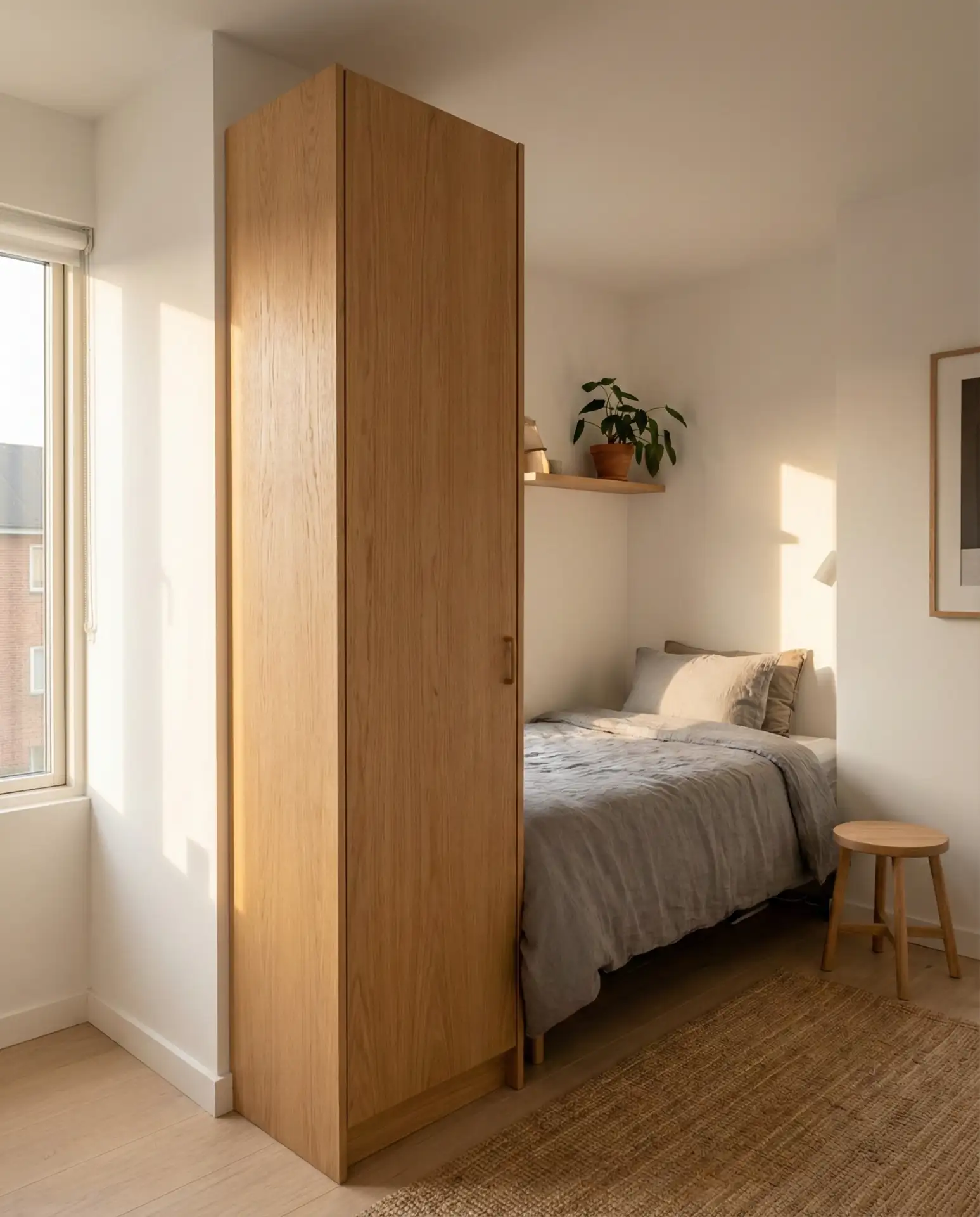 Wardrobe as Room Divider 2