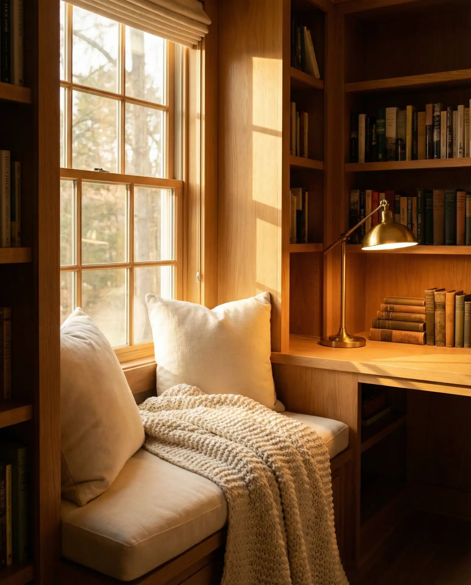Warm Cozy Reading Nook Office 1