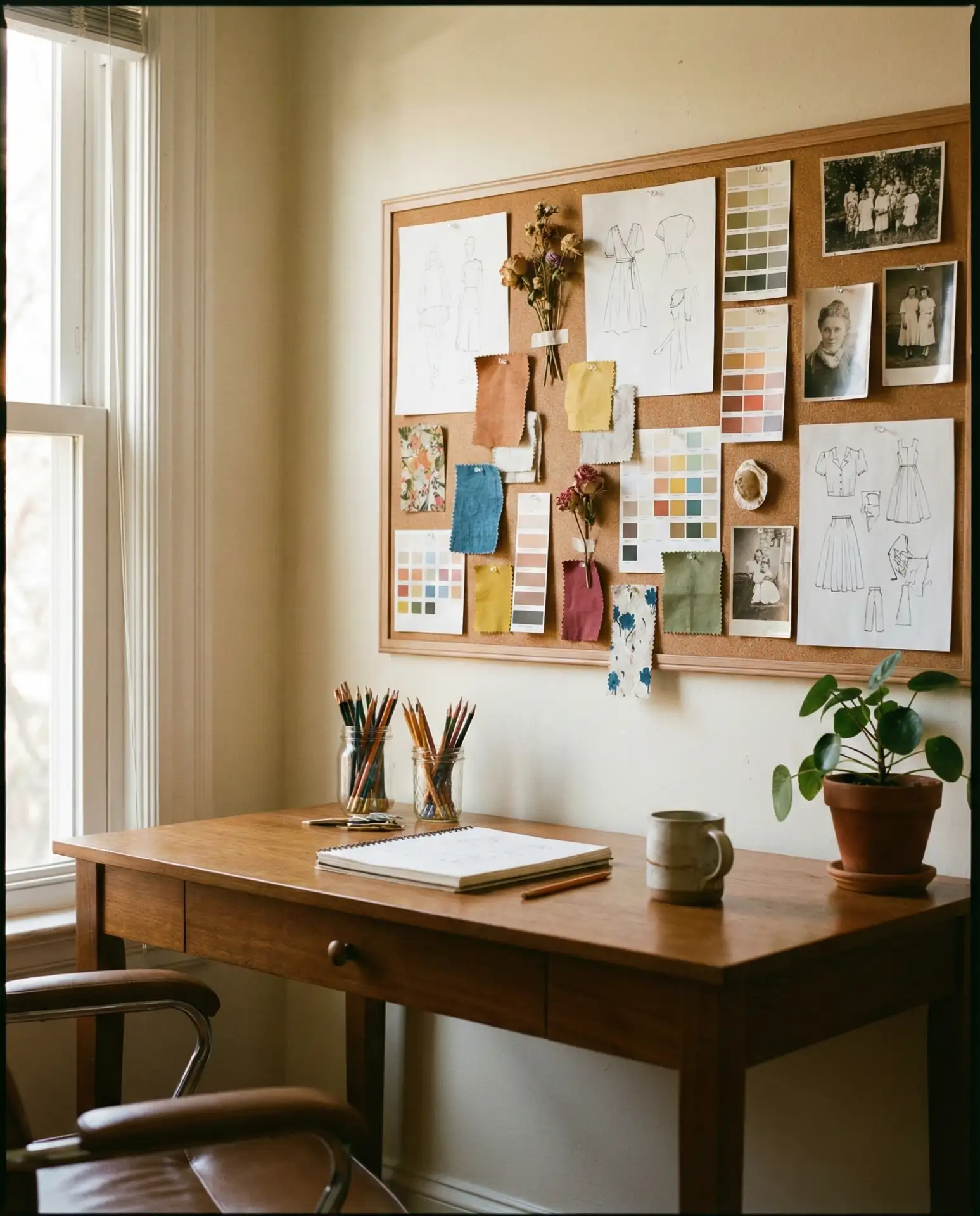 Workspace with Inspirational Wall Decor 2