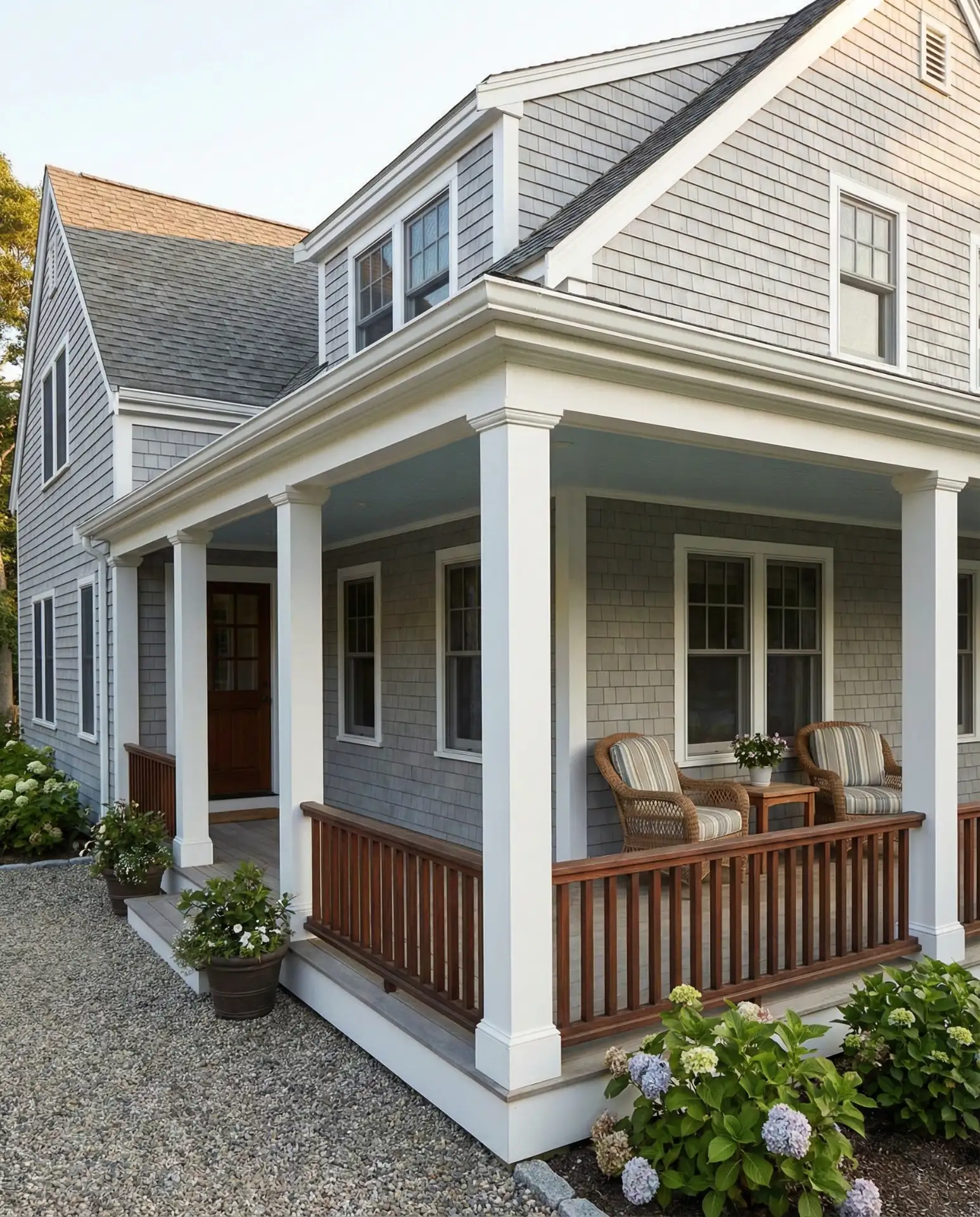 Wraparound Porch with Detailed Railings 1