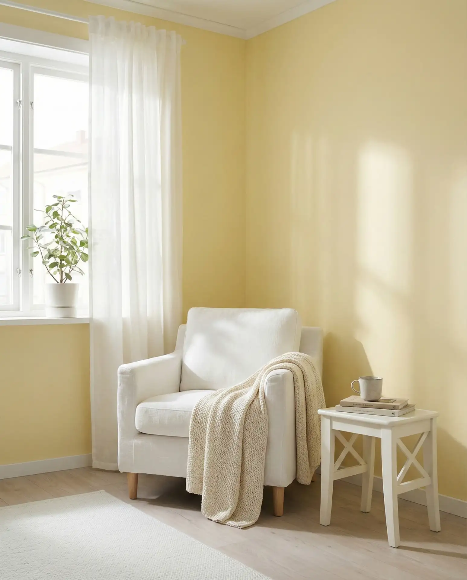 Yellow Paint Ideas for Small Living Rooms 1