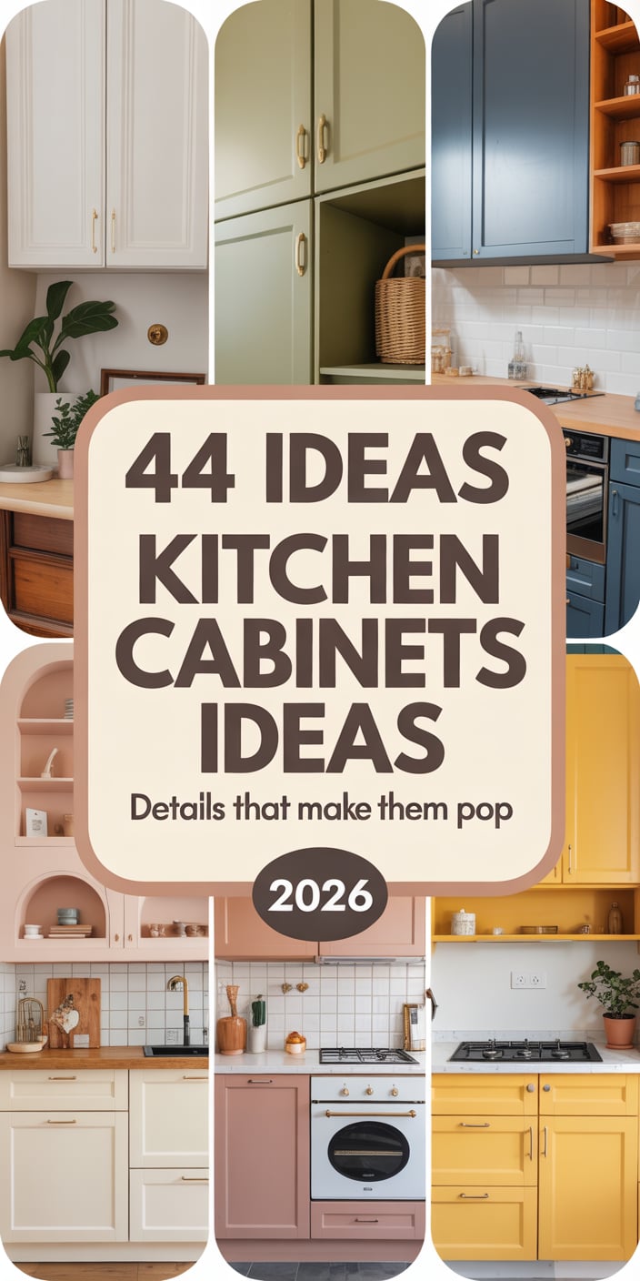 Kitchen Cabinets Ideas 2026: 44 Inspiring Designs, Colors and Styles ...