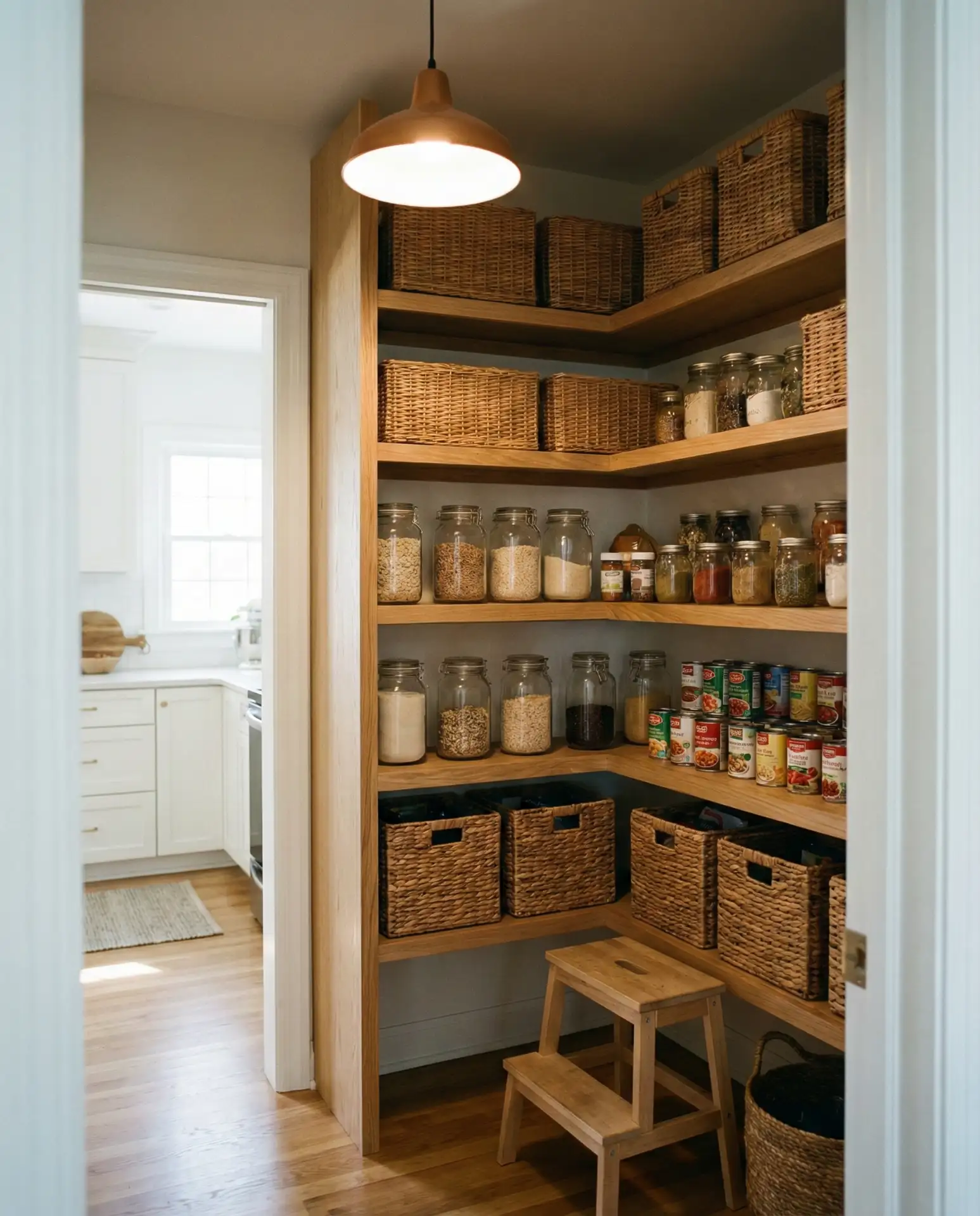 4x4 Corner Pantry for Maximum Efficiency 1