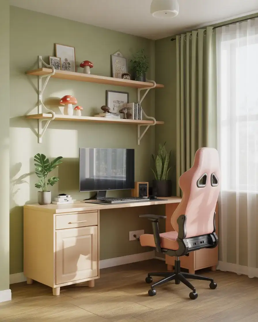 ACNH-Inspired Pastel Gaming Room 2