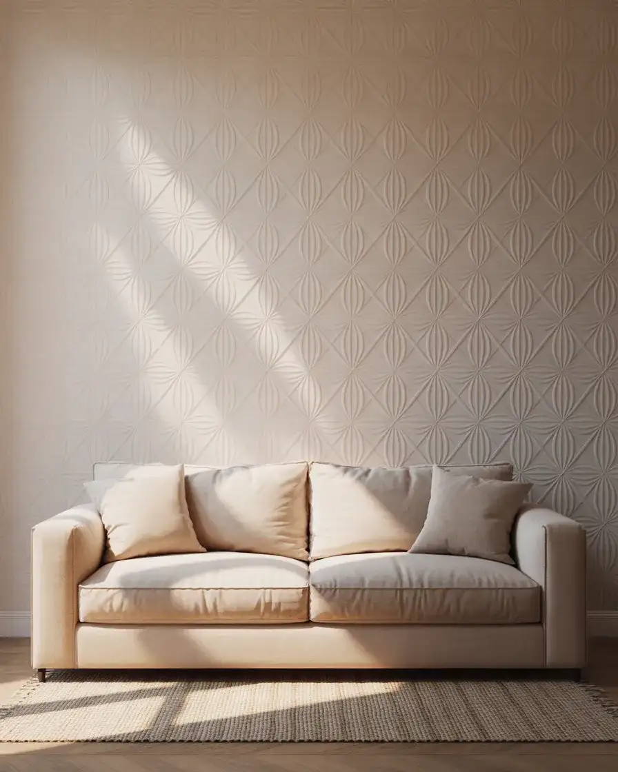 Accent Wall with Removable Wallpaper 1