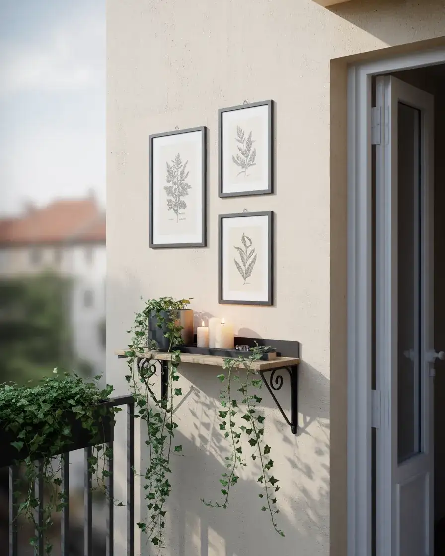 Aesthetic Gallery Wall with Outdoor-Safe Art 1