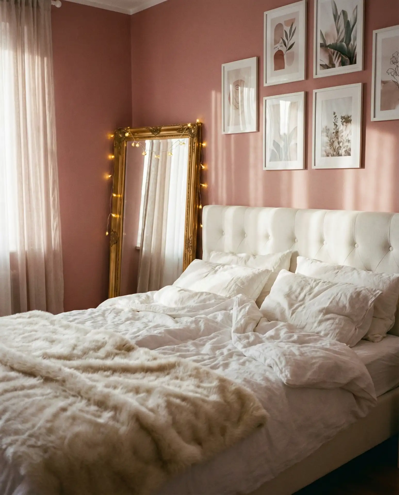 Aesthetic Rose Pink Bedroom 2