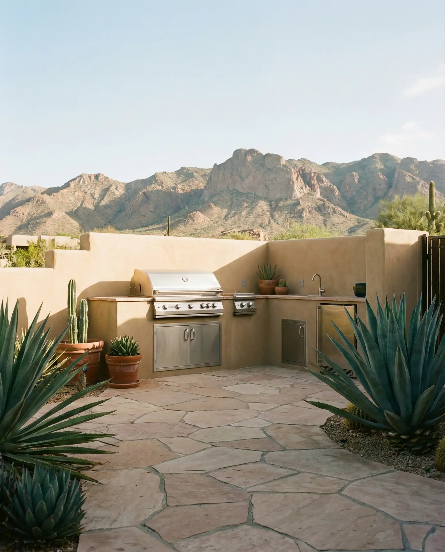Arizona Desert-Inspired Outdoor Kitchen 1