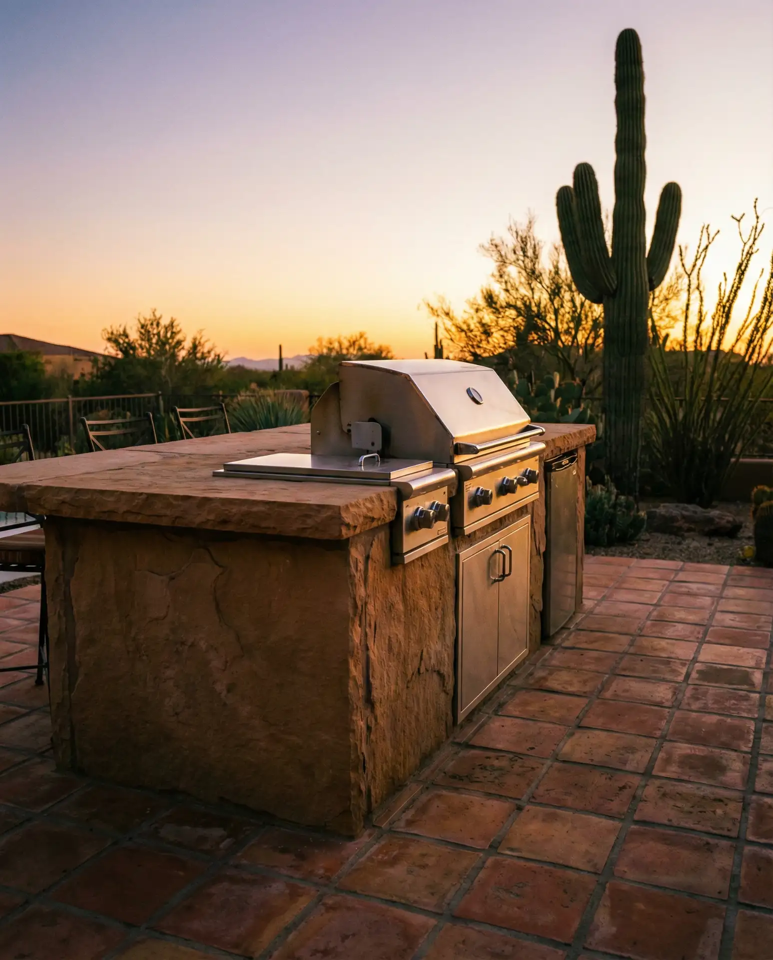 Arizona Desert-Inspired Outdoor Kitchen 2