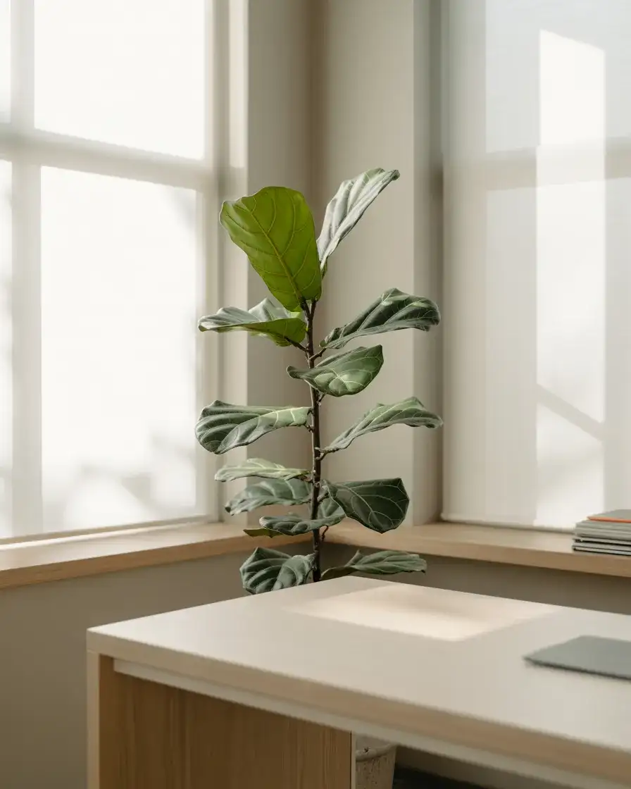 Biophilic Design with Large Plants 1