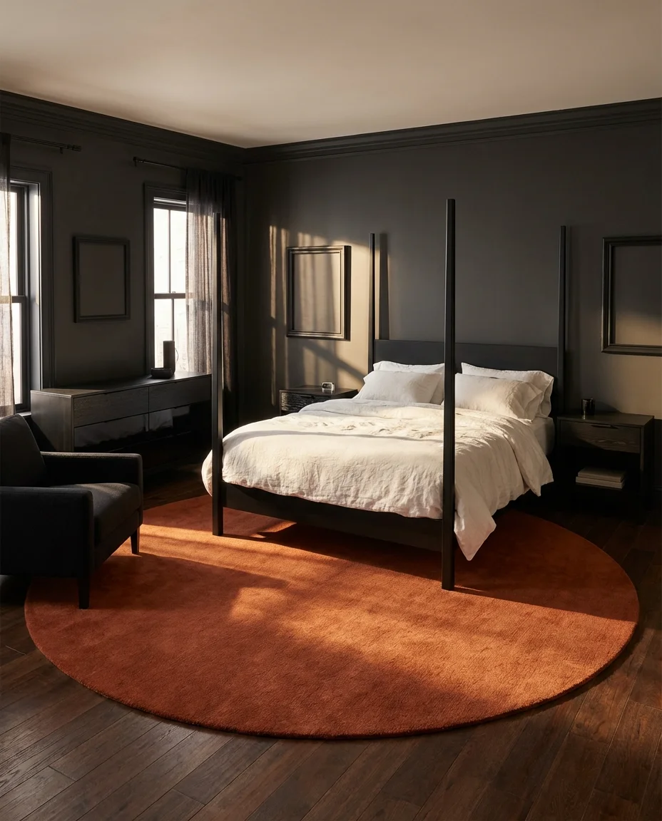 Black Bedroom with Full Furniture and Decor Set 2